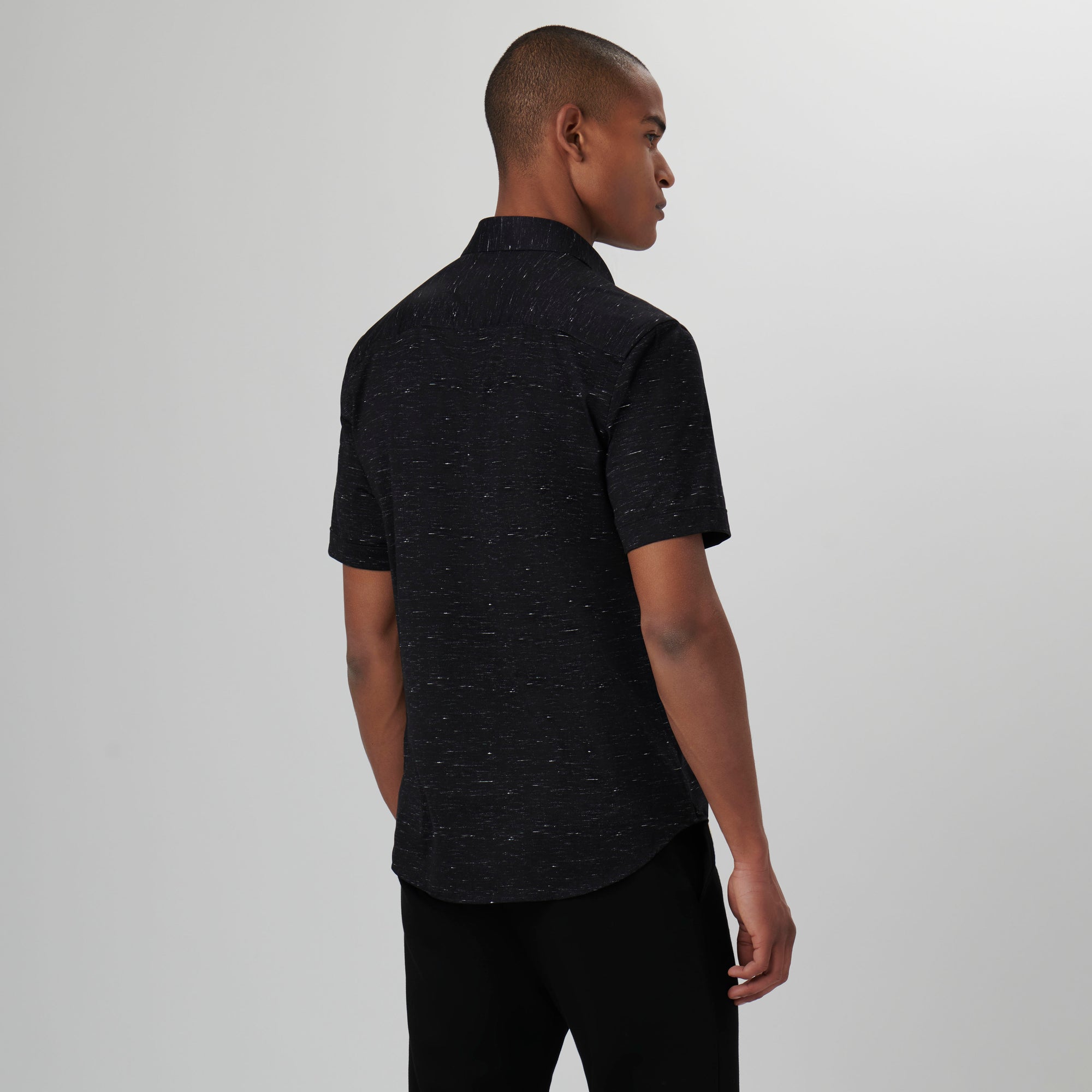 Miles Melange OoohCotton Short Sleeve Shirt