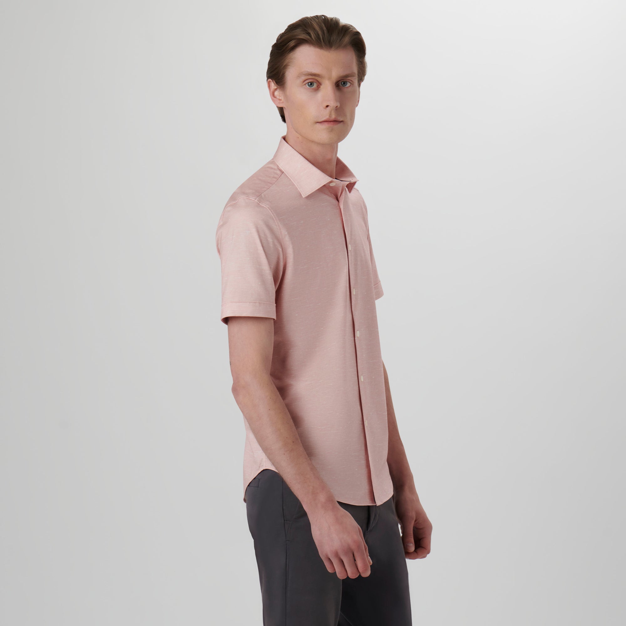 Miles Melange OoohCotton Short Sleeve Shirt
