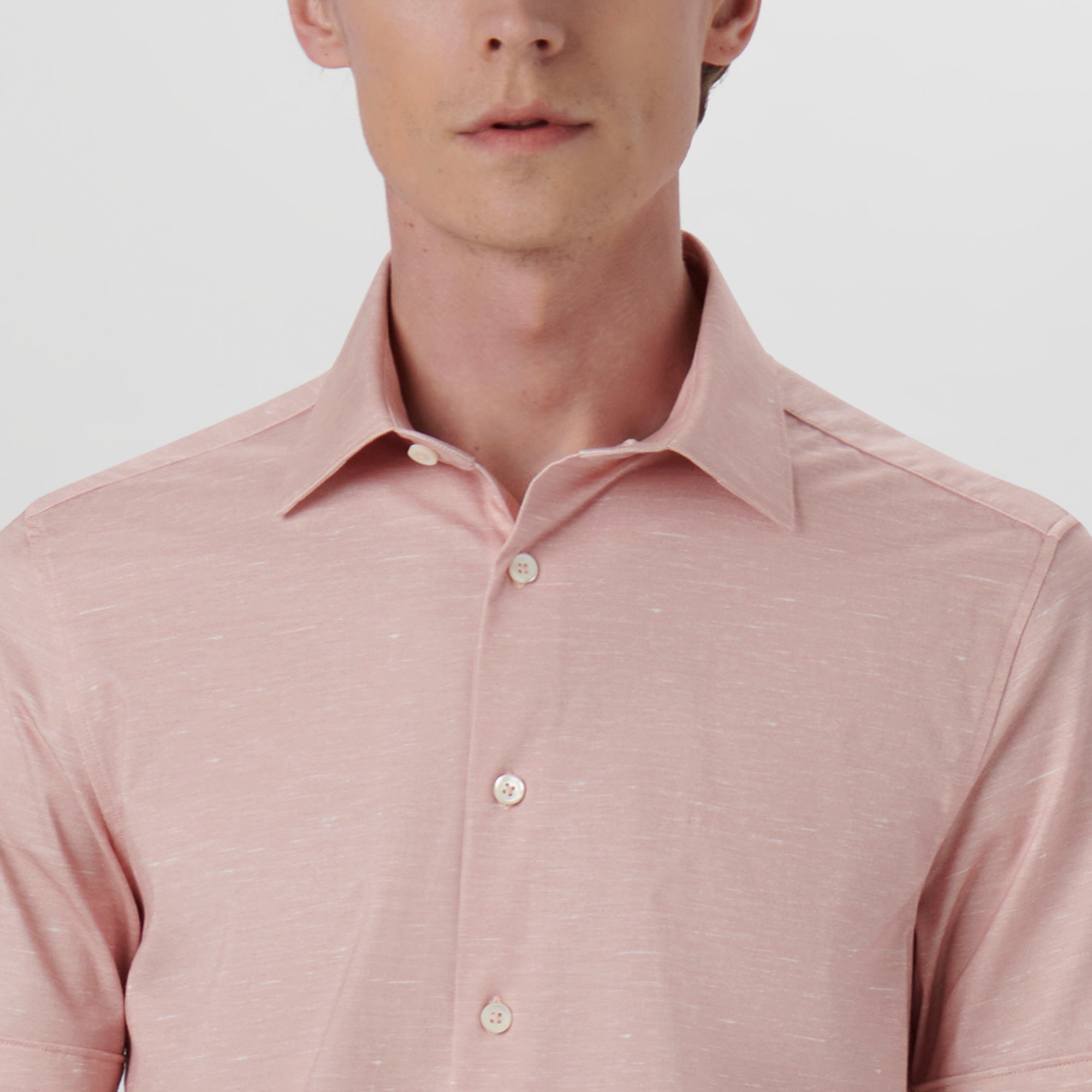 Miles Melange OoohCotton Short Sleeve Shirt