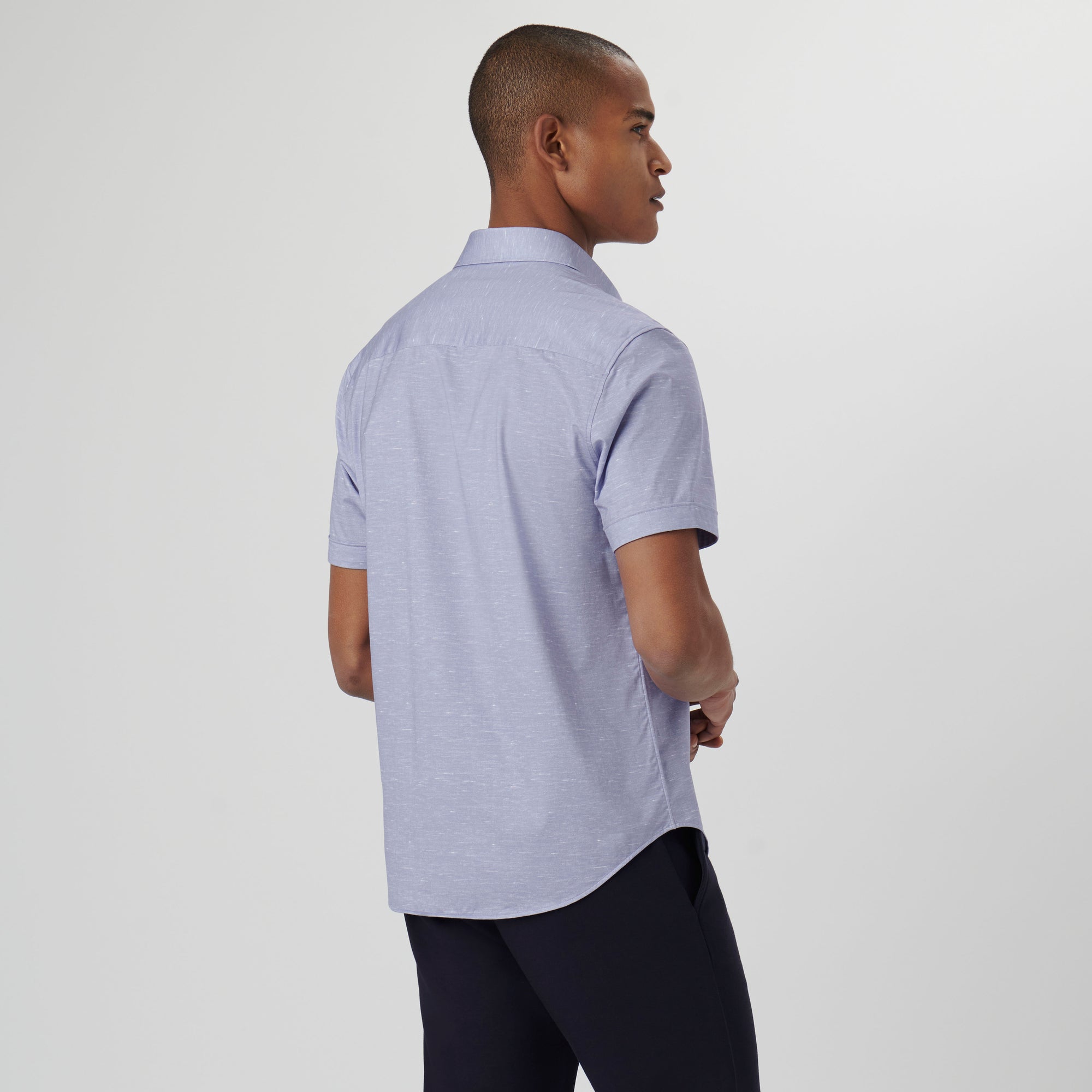 Miles Melange OoohCotton Short Sleeve Shirt