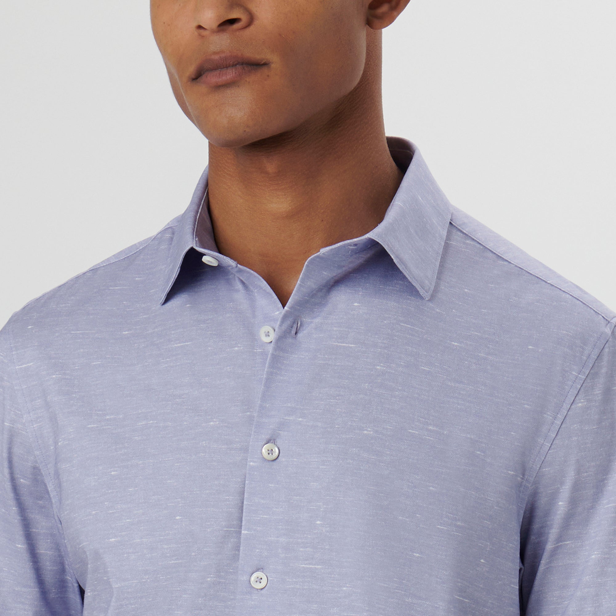Miles Melange OoohCotton Short Sleeve Shirt