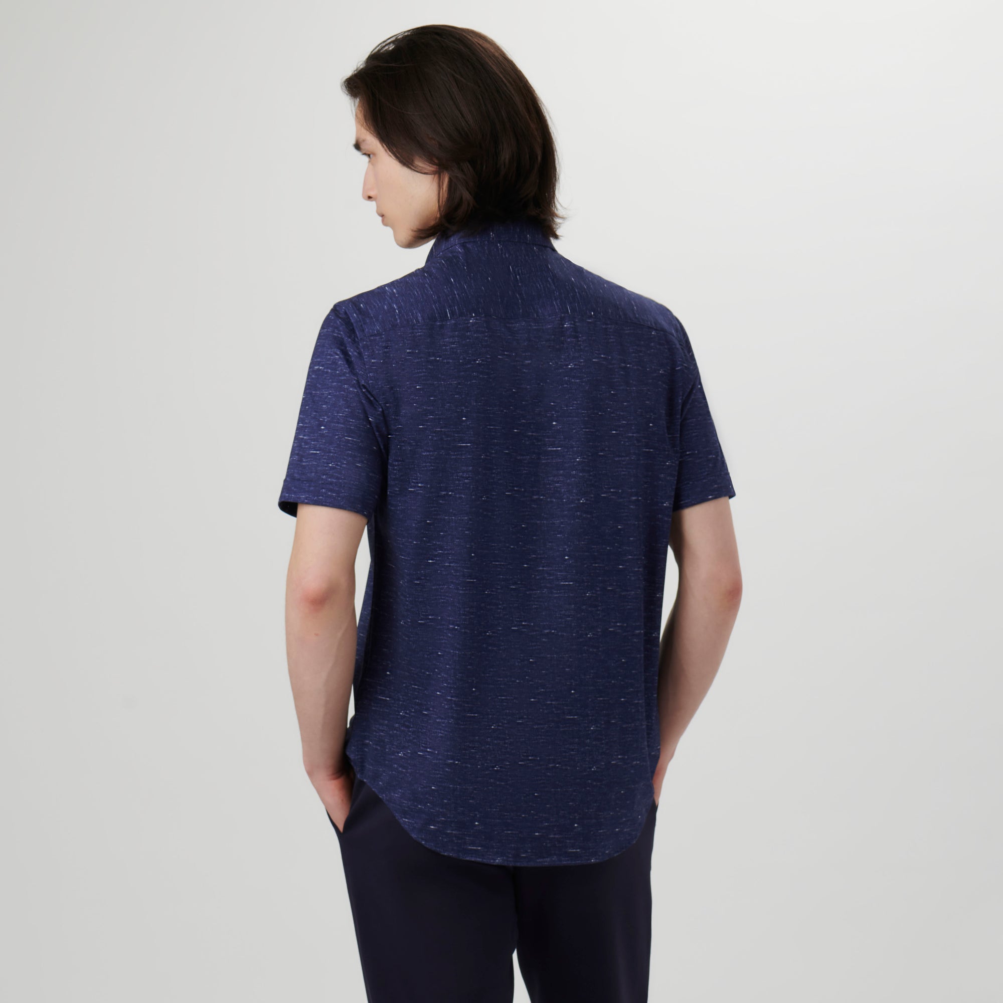 Miles Melange OoohCotton Short Sleeve Shirt