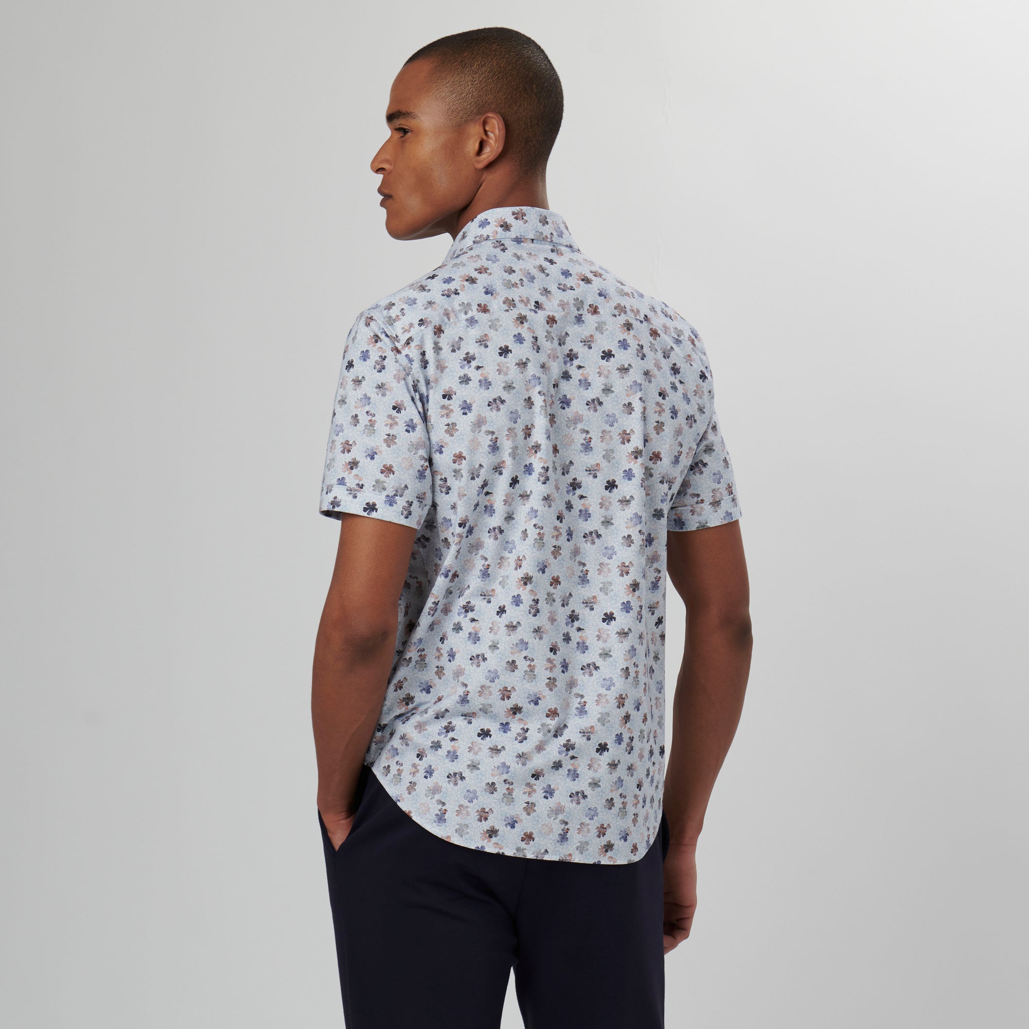 Miles Floral OoohCotton Short Sleeve Shirt