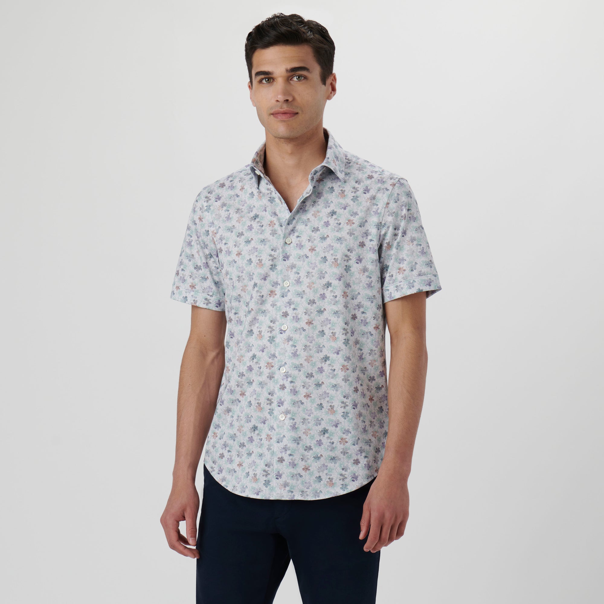 Miles Floral OoohCotton Short Sleeve Shirt