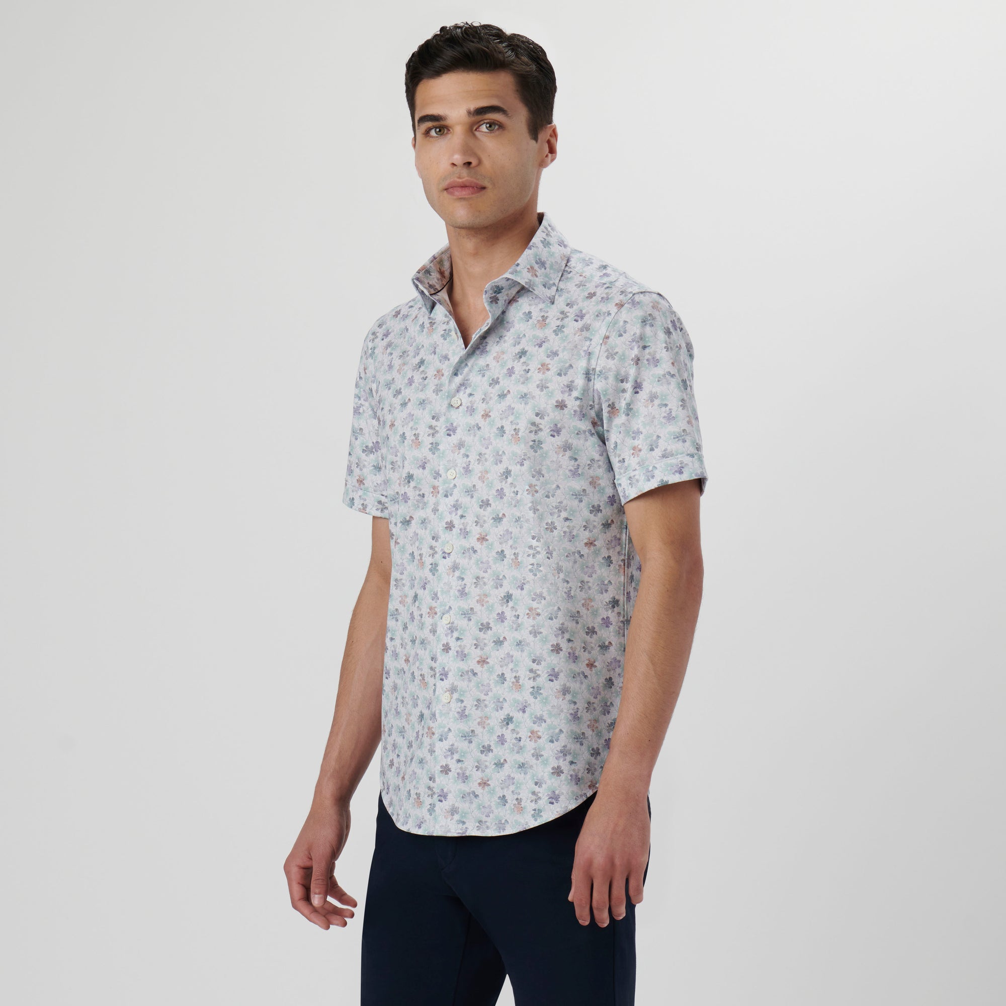 Miles Floral OoohCotton Short Sleeve Shirt