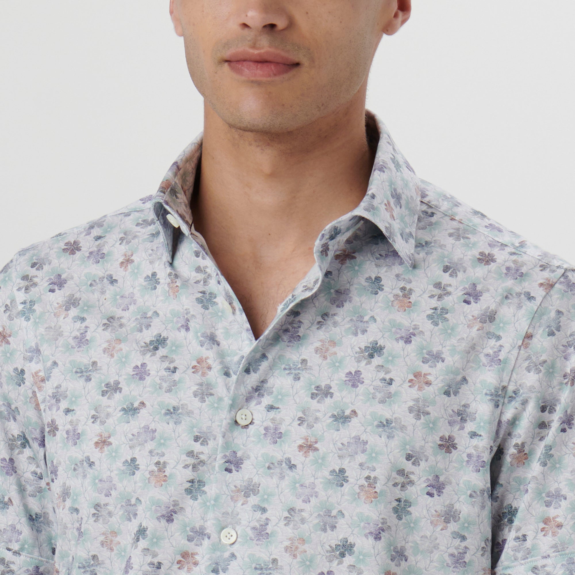 Miles Floral OoohCotton Short Sleeve Shirt
