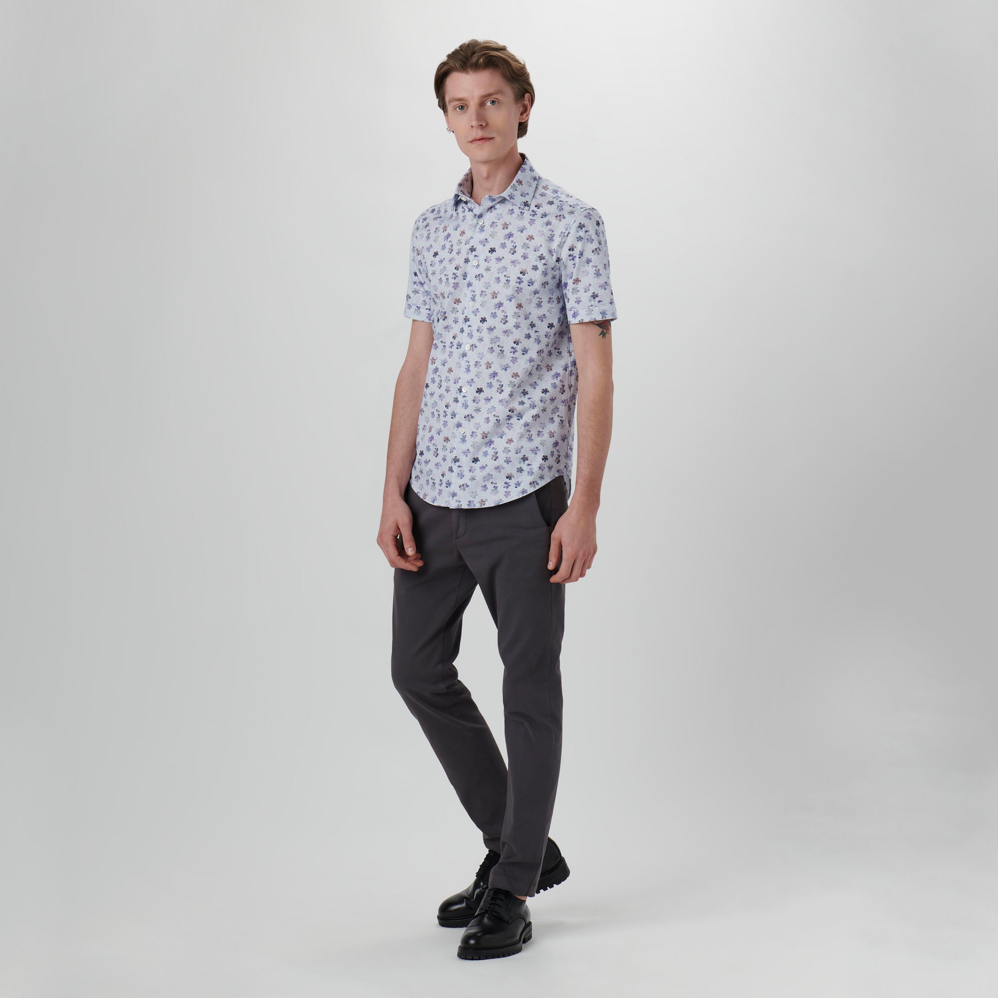 Miles Floral OoohCotton Short Sleeve Shirt
