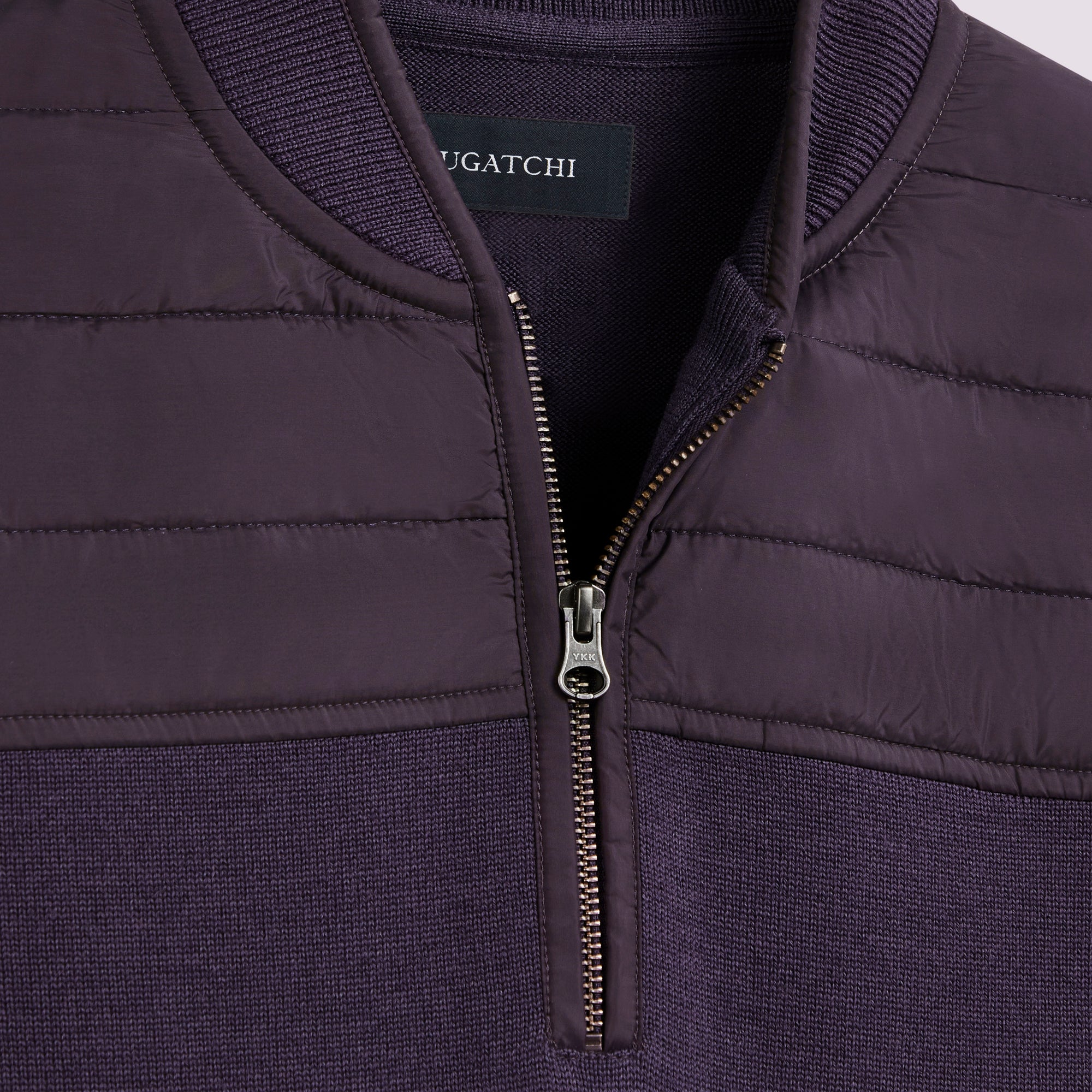 Solid Quarter Zip Sweater