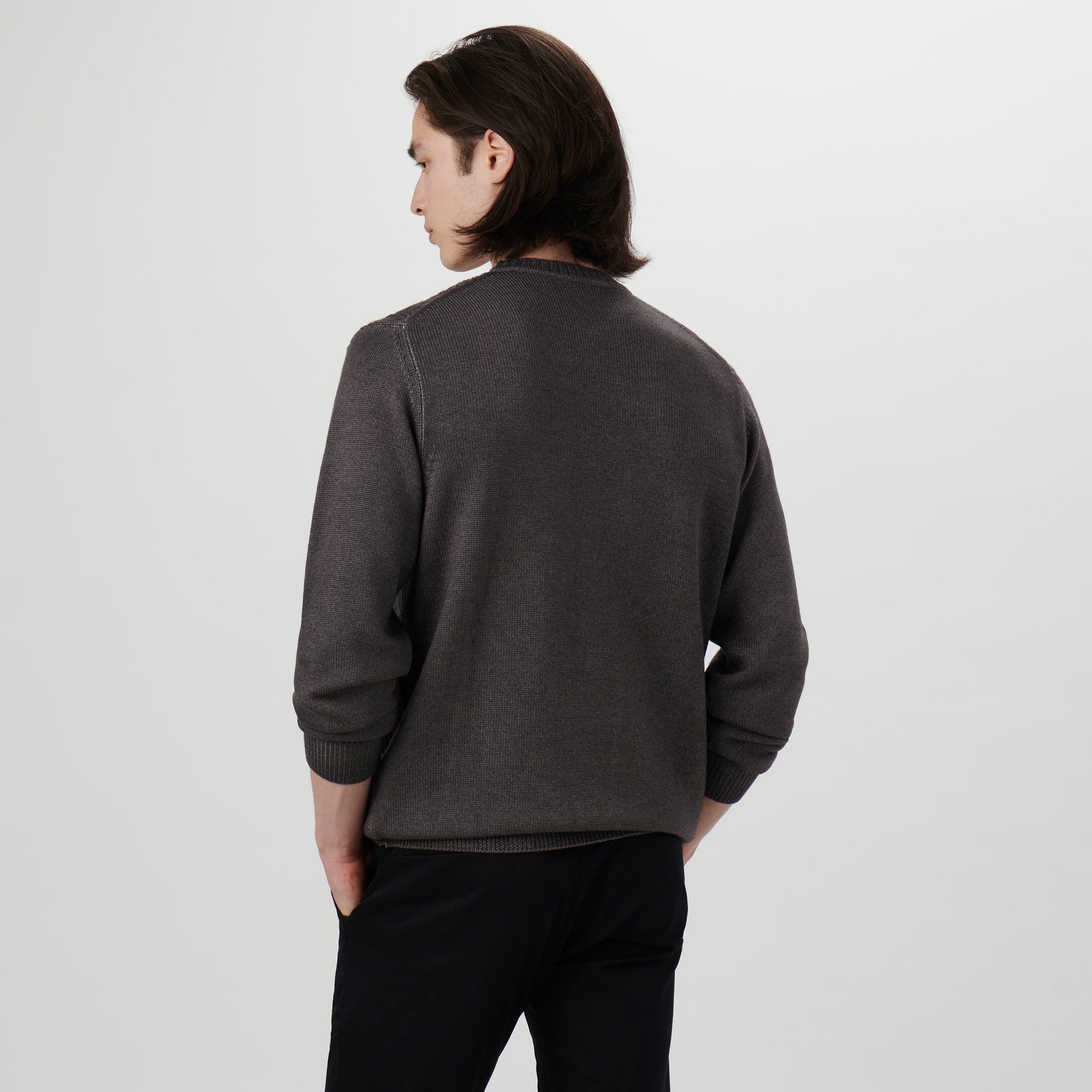 Cable Knit Crew Neck Sweater