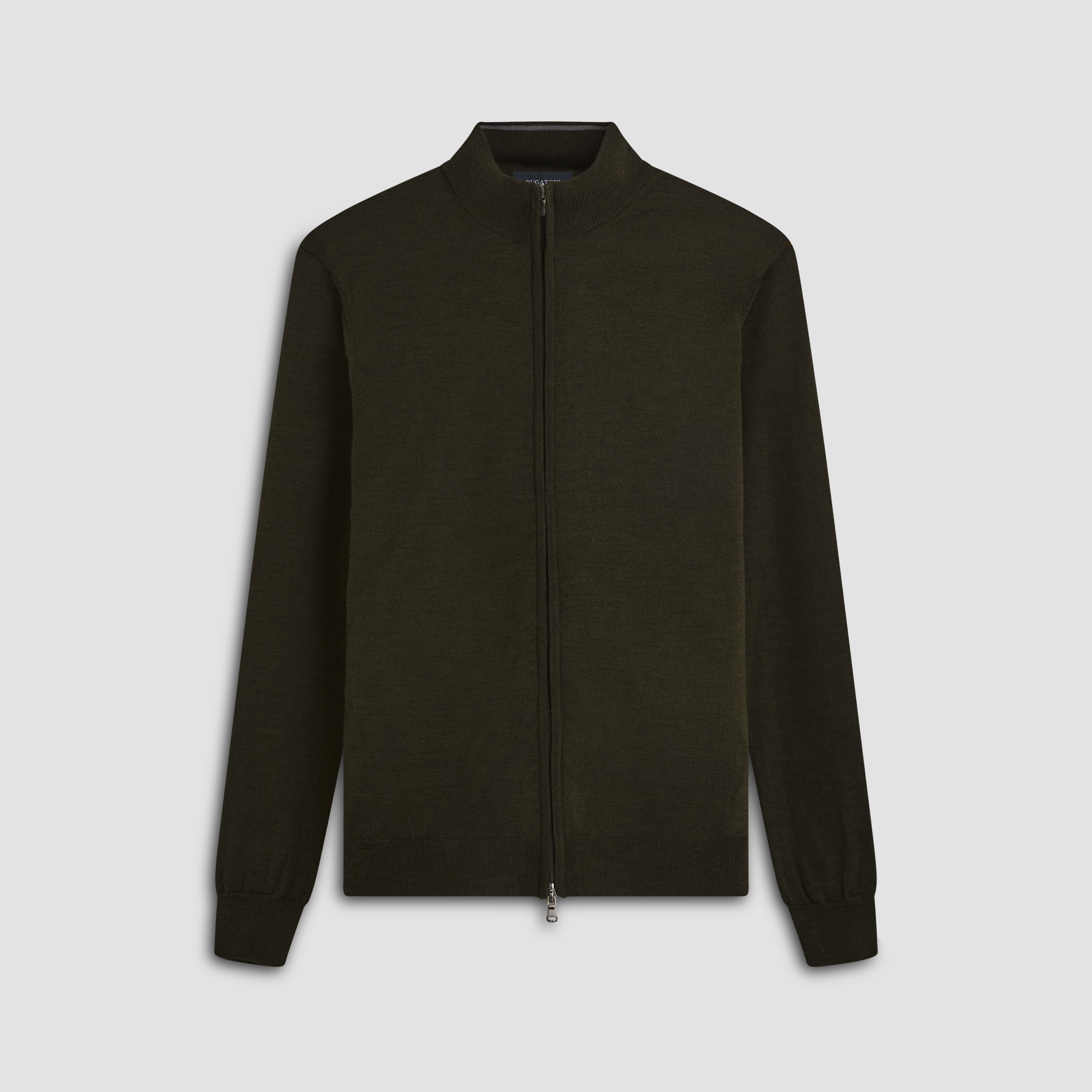 Super Merino Solid Sweater Jacket – BUGATCHI