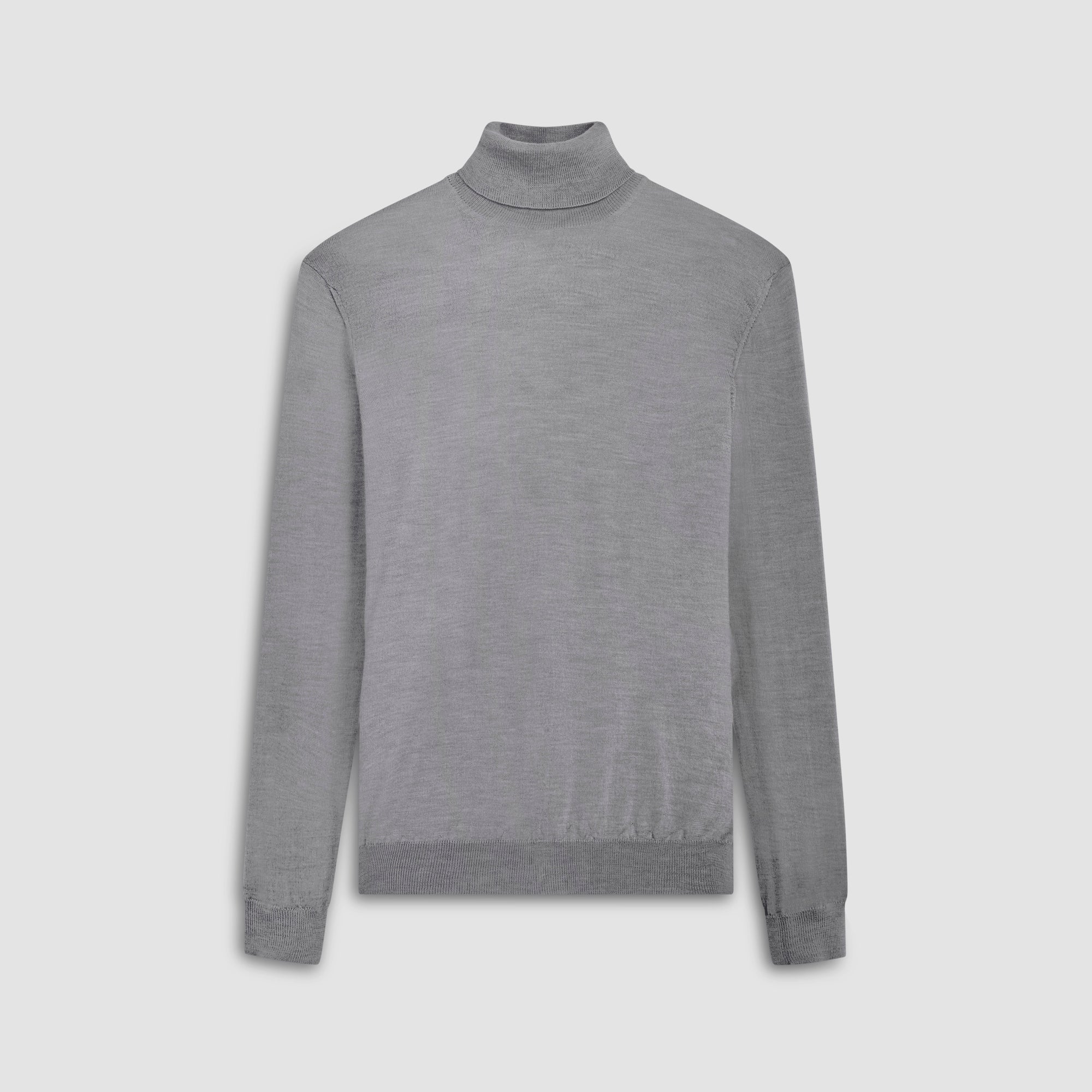 Super Merino Solid Turtleneck Sweater