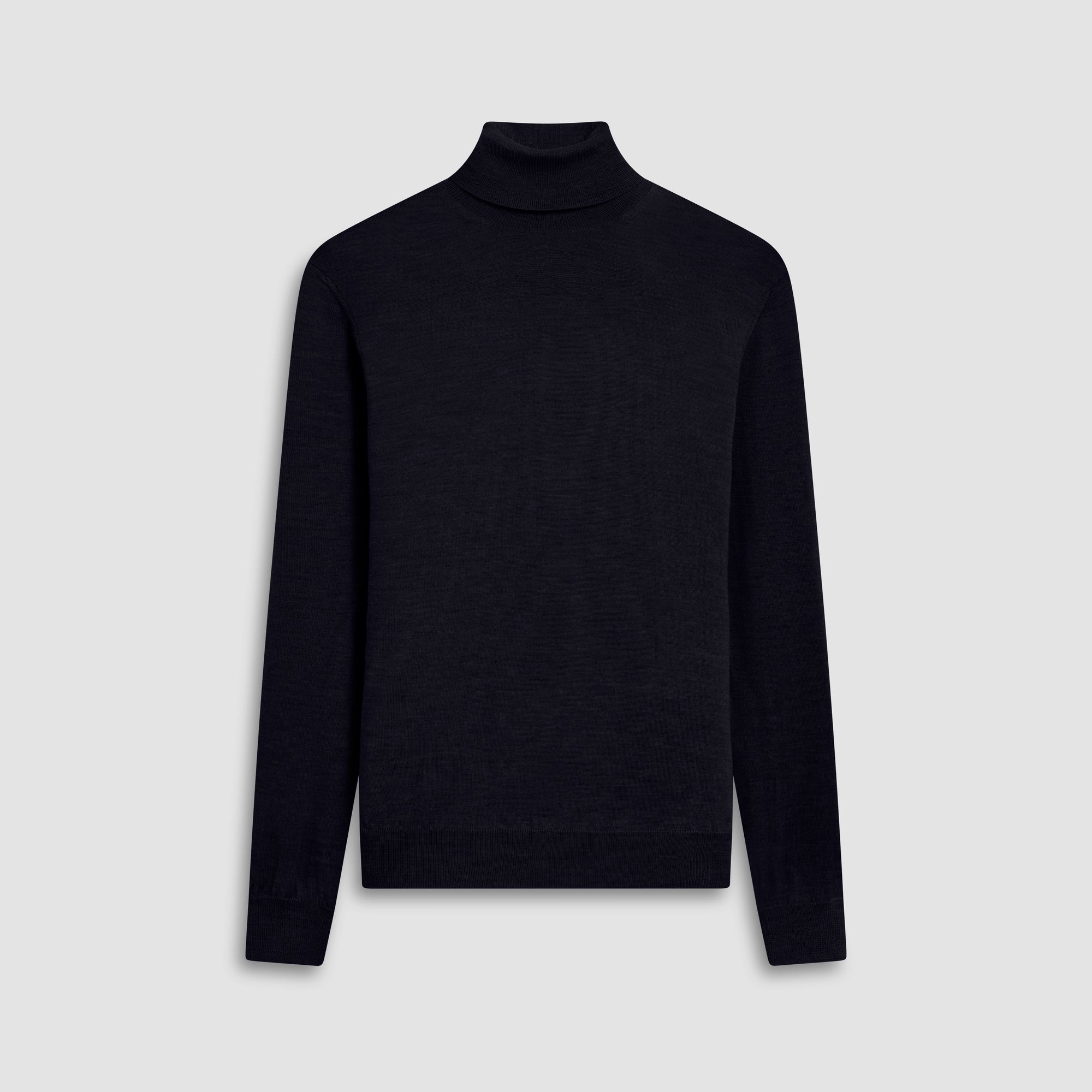 Super Merino Solid Turtleneck Sweater