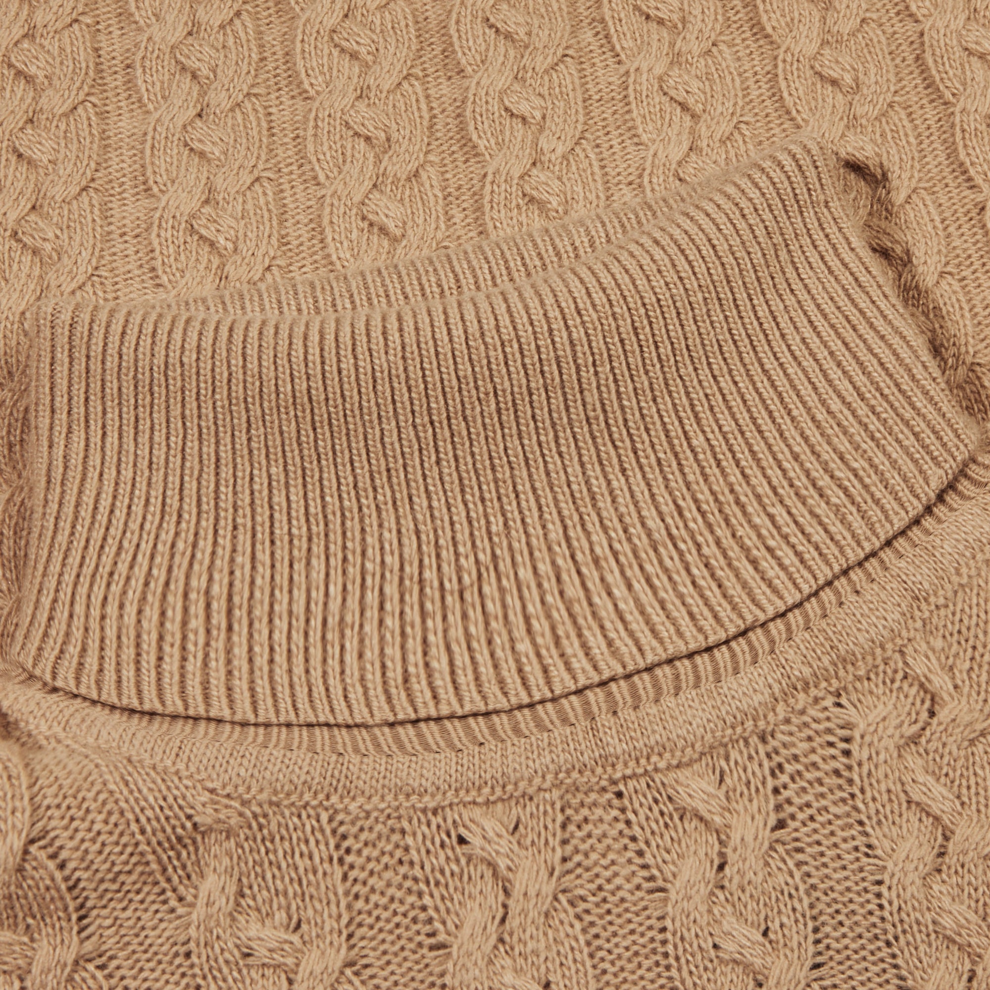 Solid Cable Turtleneck Sweater