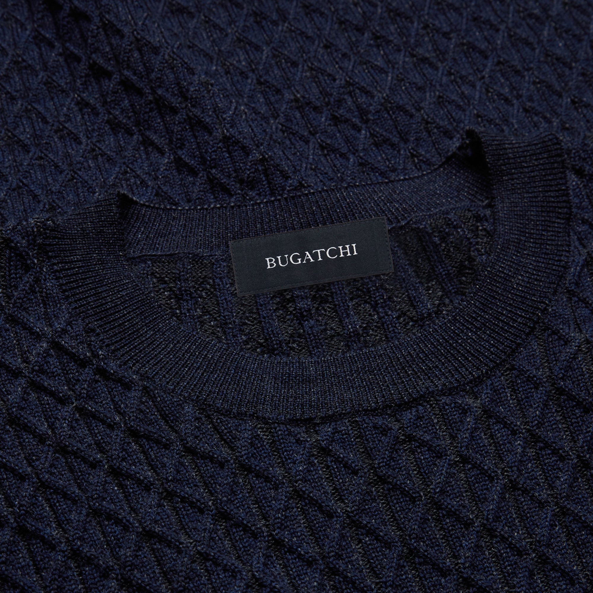 Diamond Stitch Crew Neck Sweater