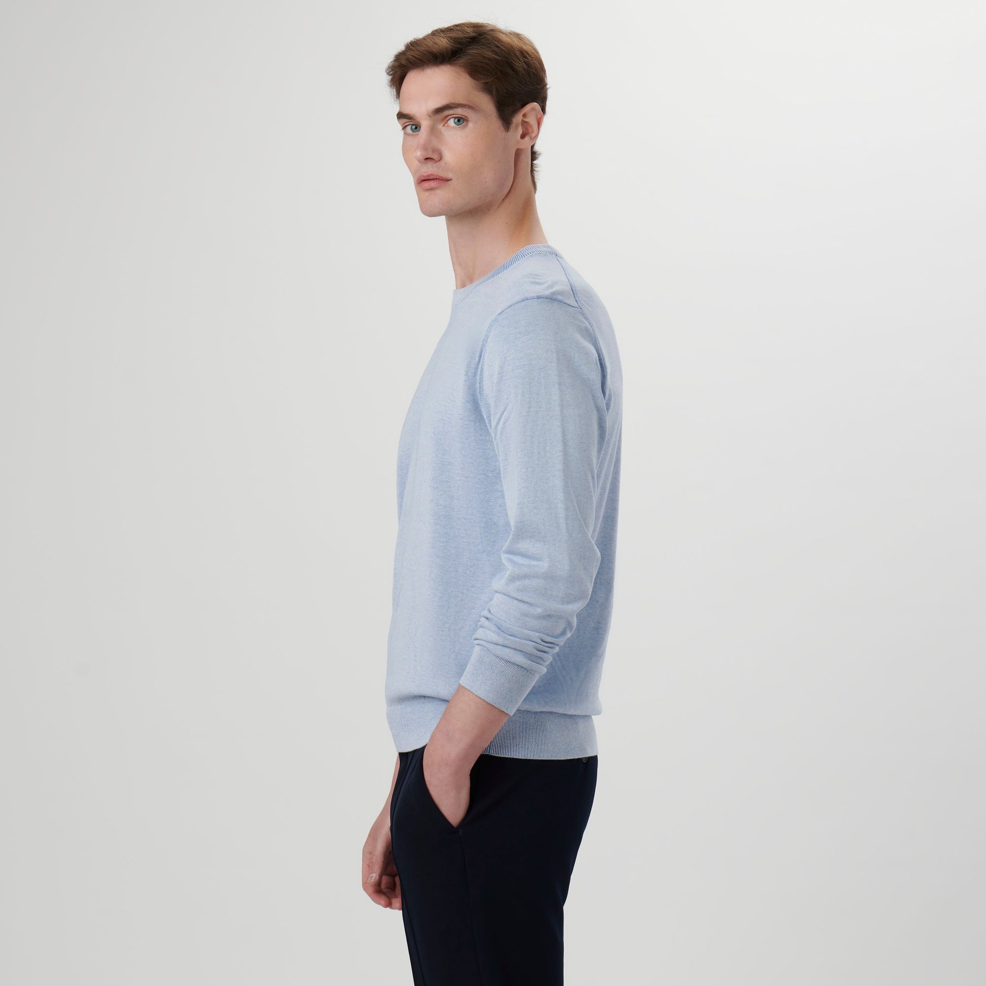 Melange Crew Neck Sweater