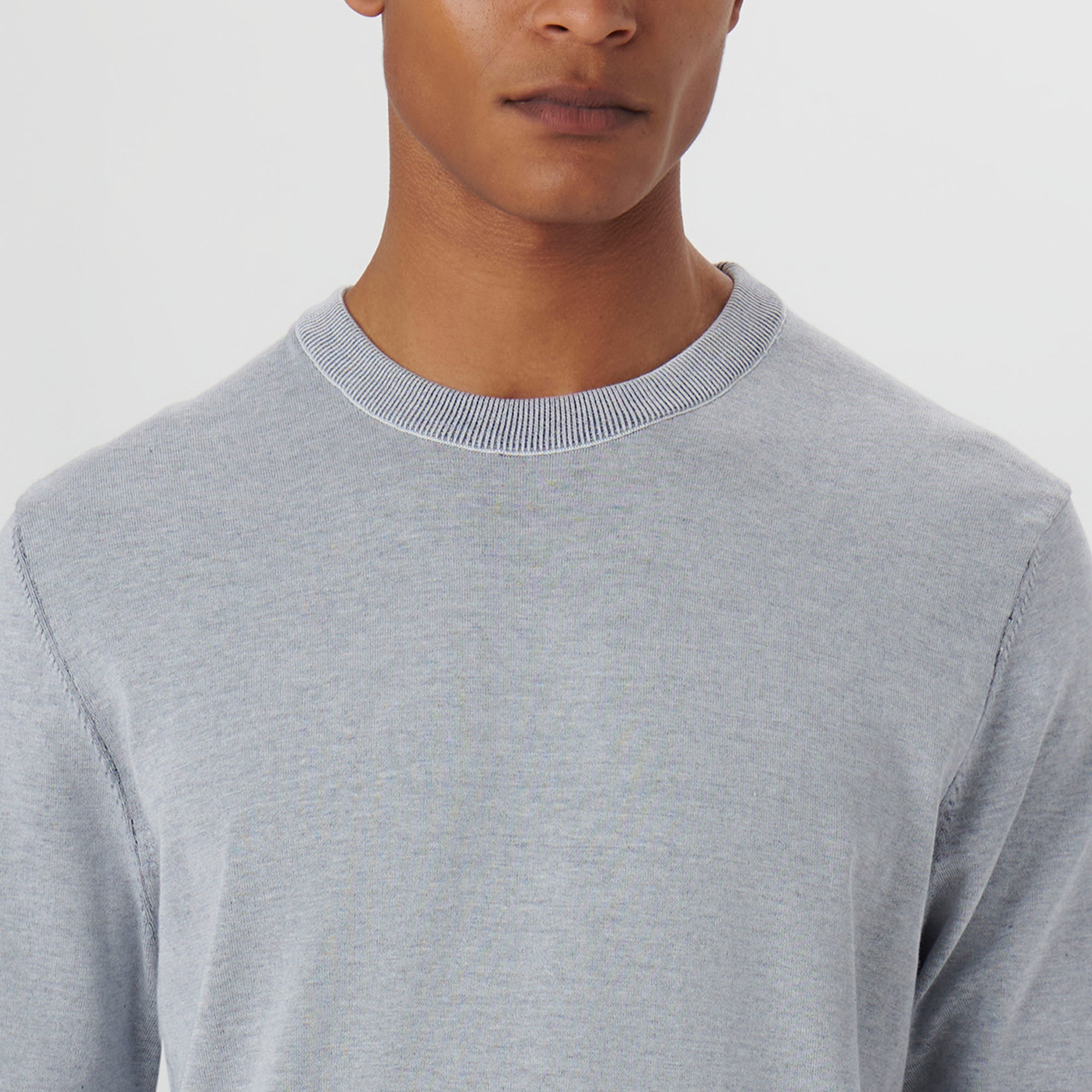 Melange Crew Neck Sweater