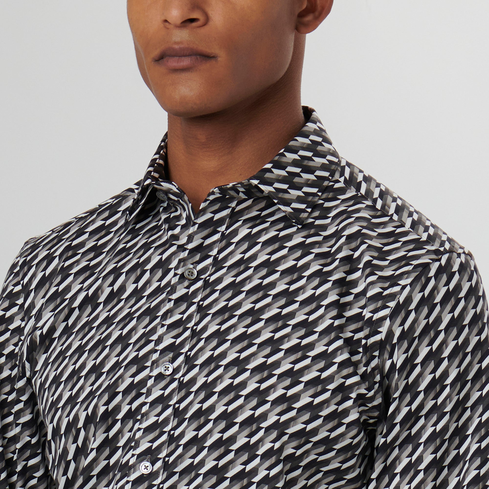Axel Geometric Shirt – BUGATCHI