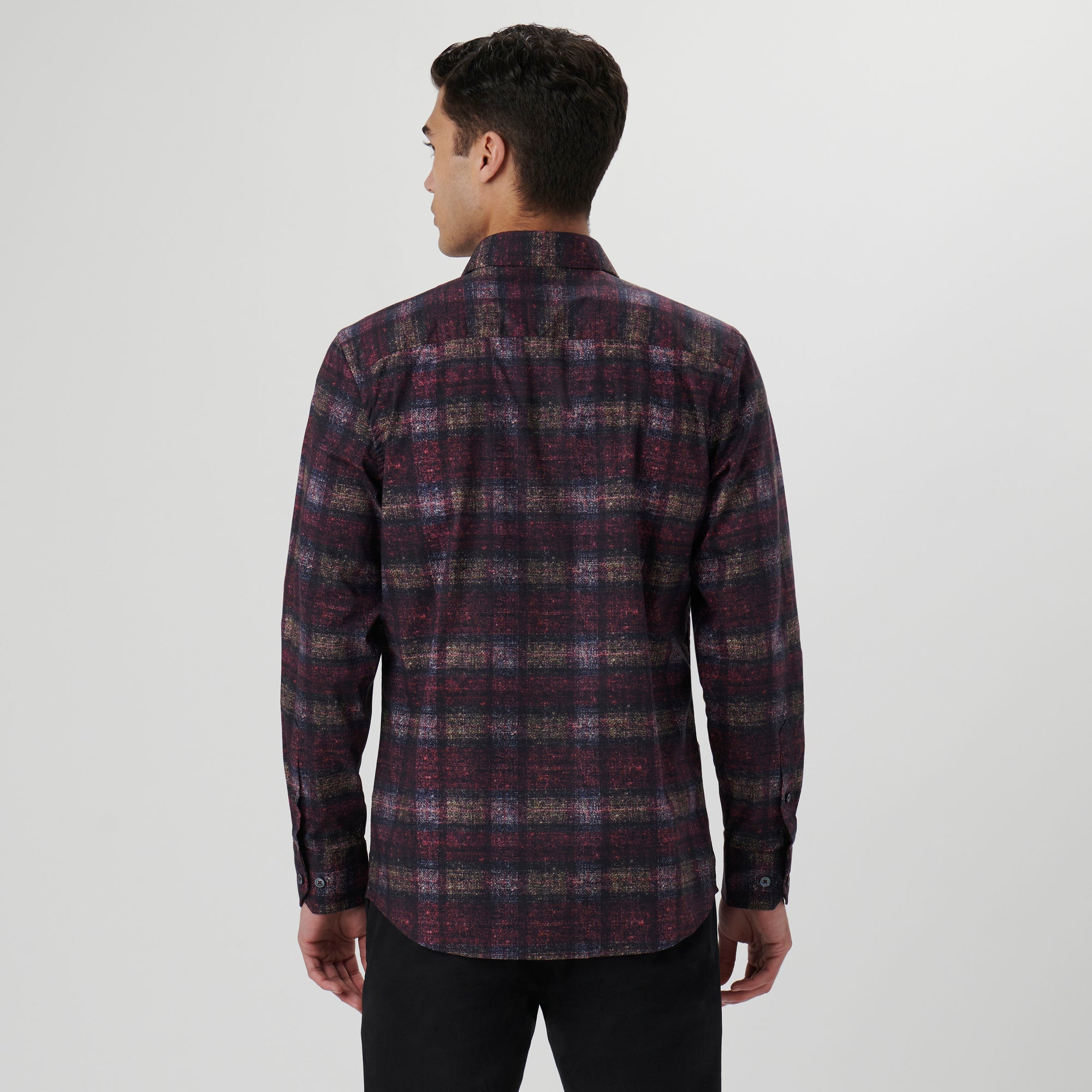 Julian Distressed Check Shirt