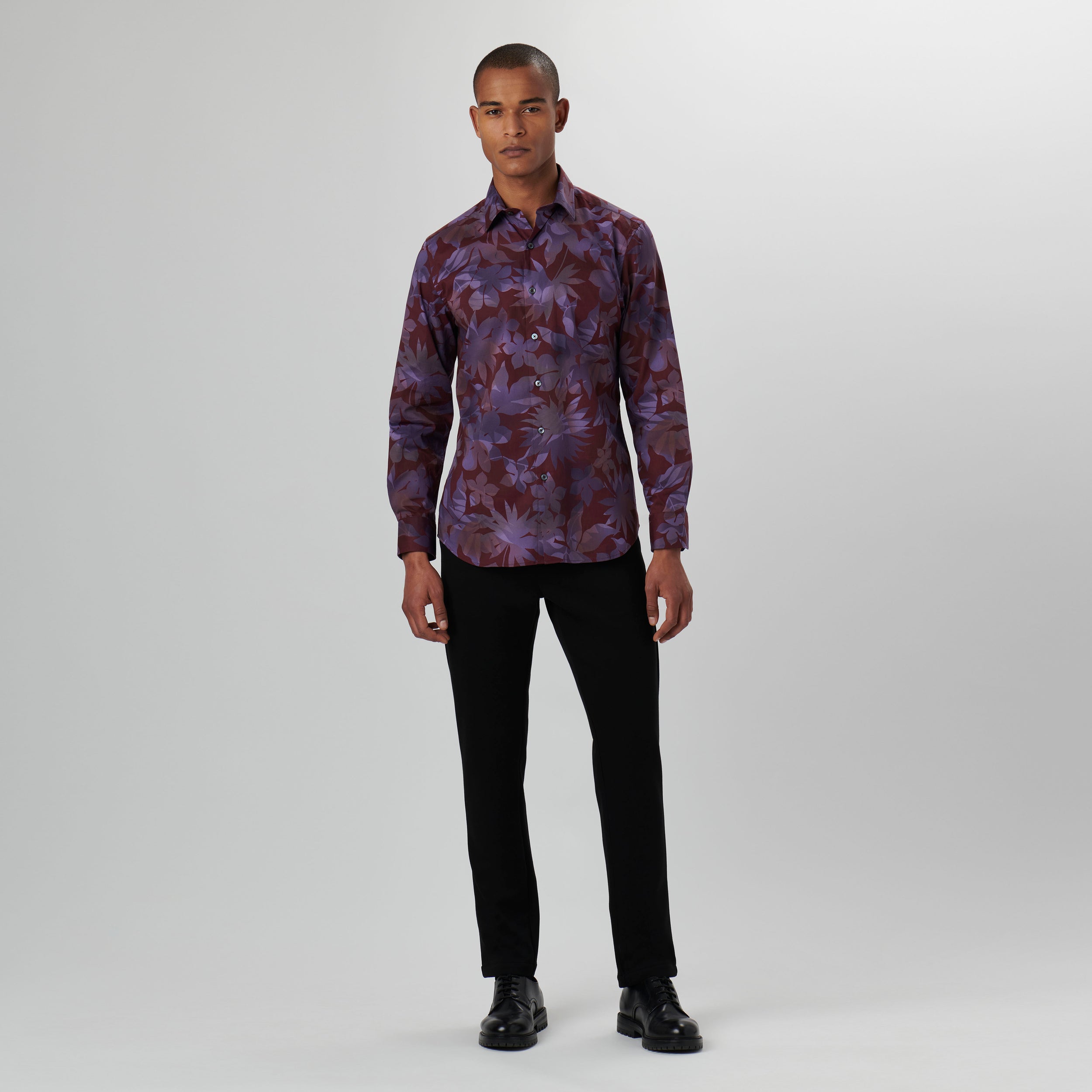 Julian Leaf Print Shirt main image 1