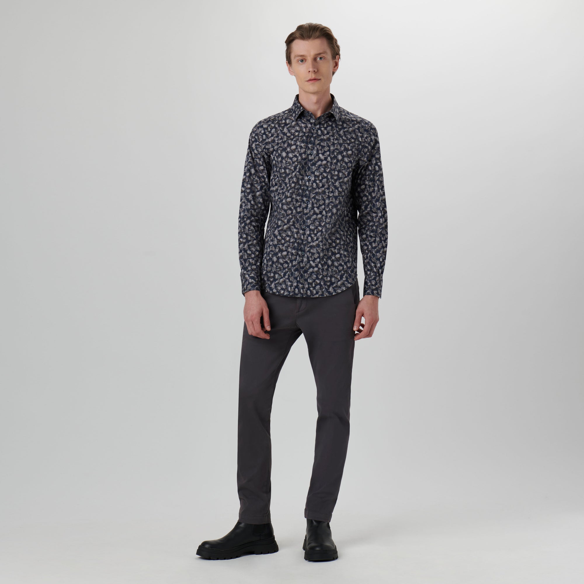 Julian Leaf Print Shirt