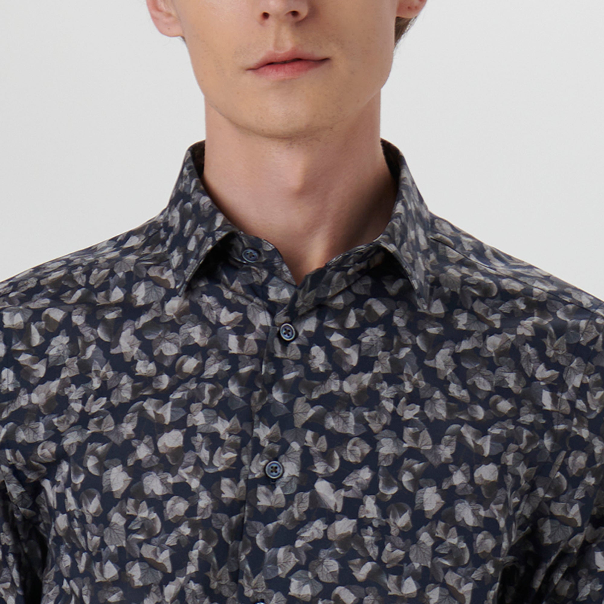 Julian Leaf Print Shirt