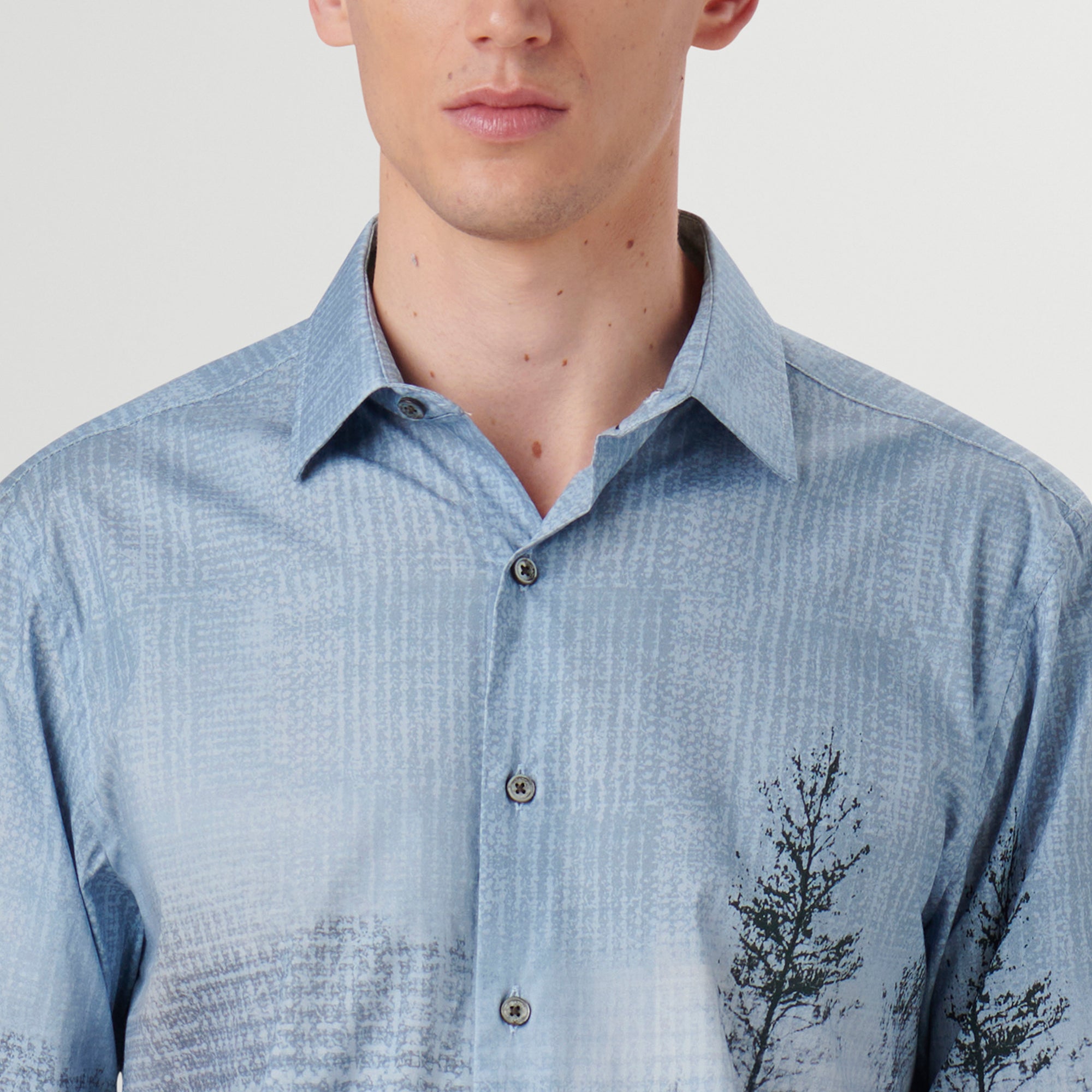 Julian Photoprint Jacquard Shirt