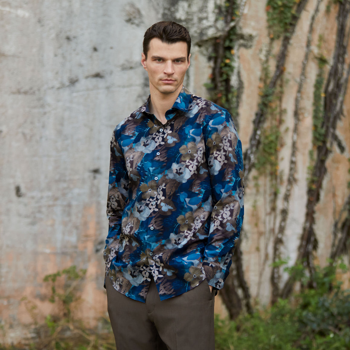 what is in italian dressing Julian Floral Shirt – BUGATCHI