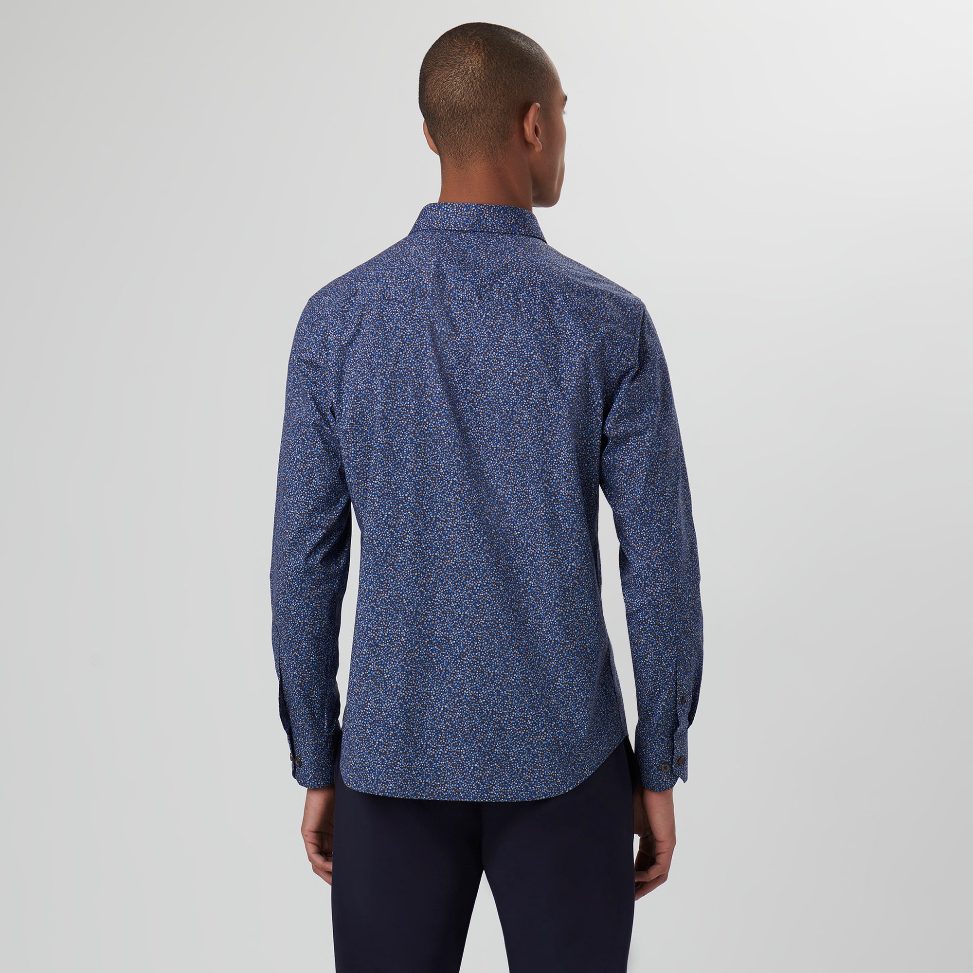 Julian Leaf Print Shirt