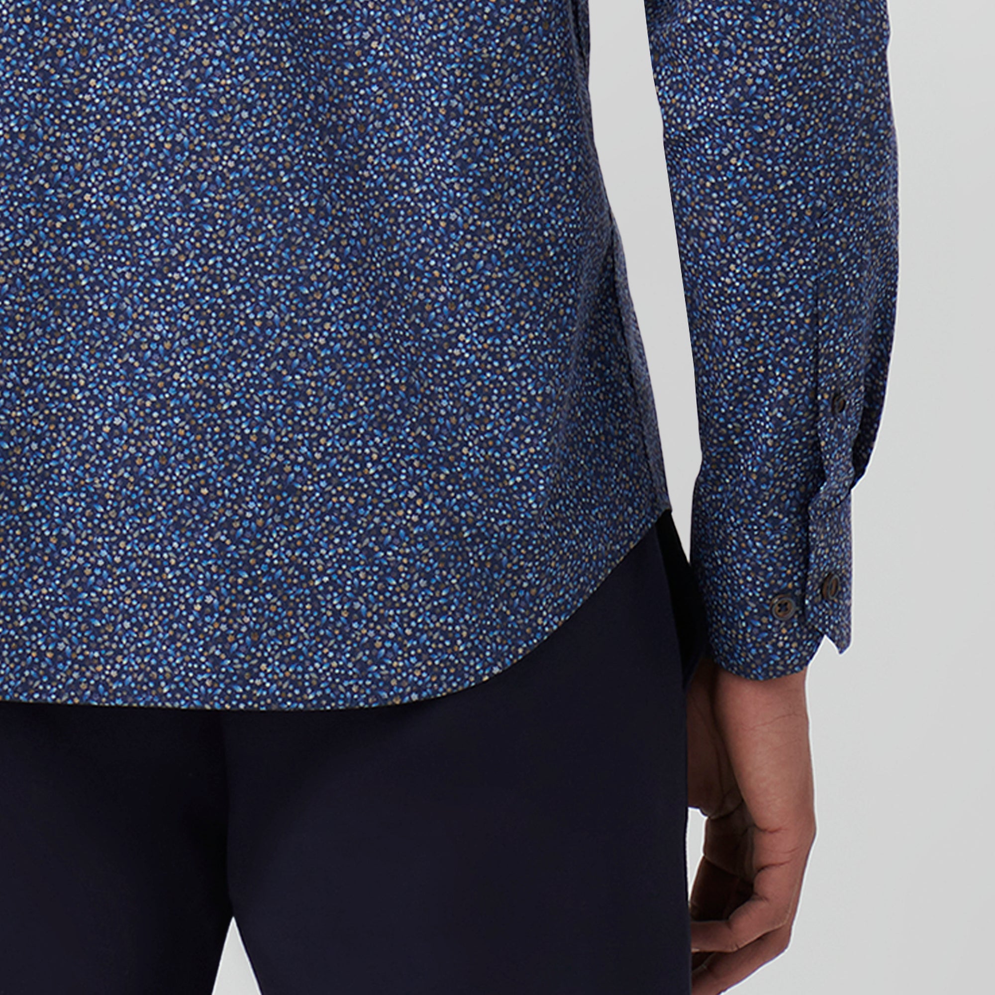 Julian Leaf Print Shirt