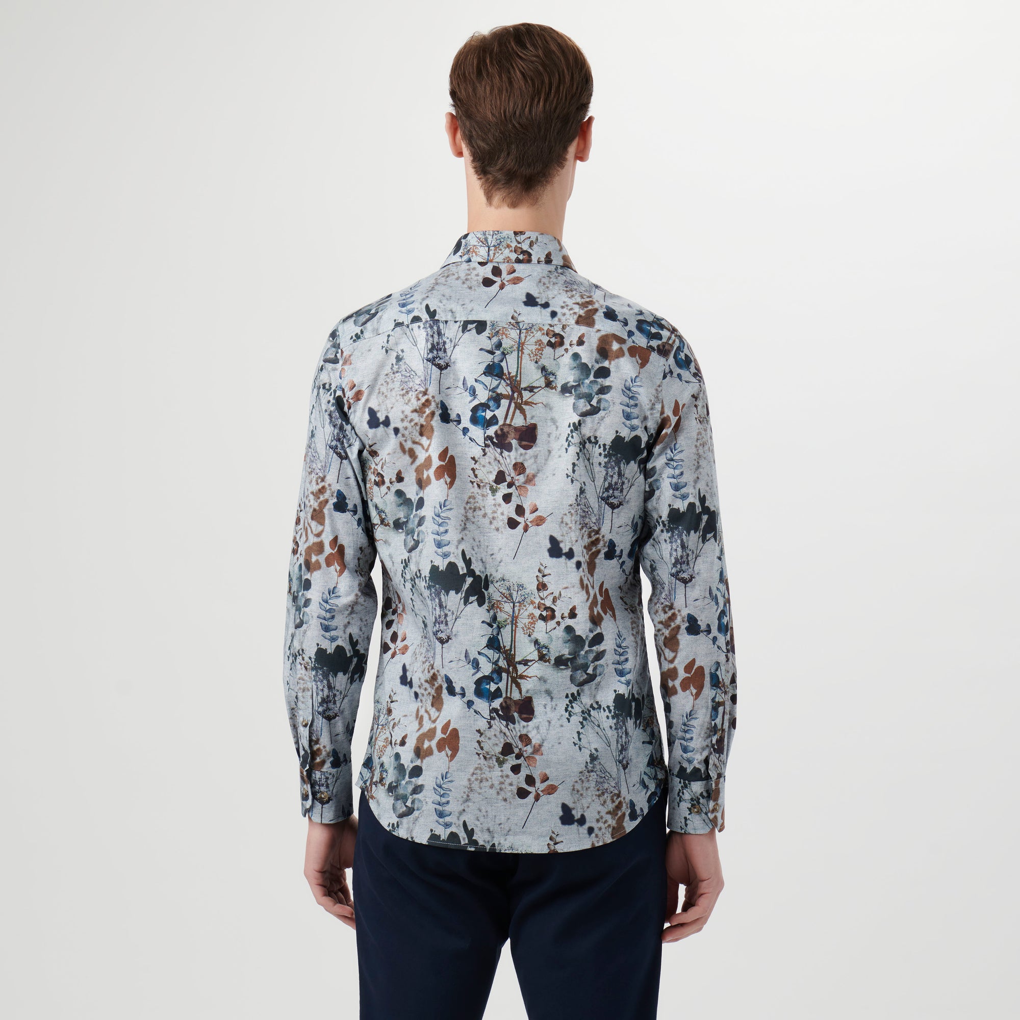 Julian Leaf Print Shirt