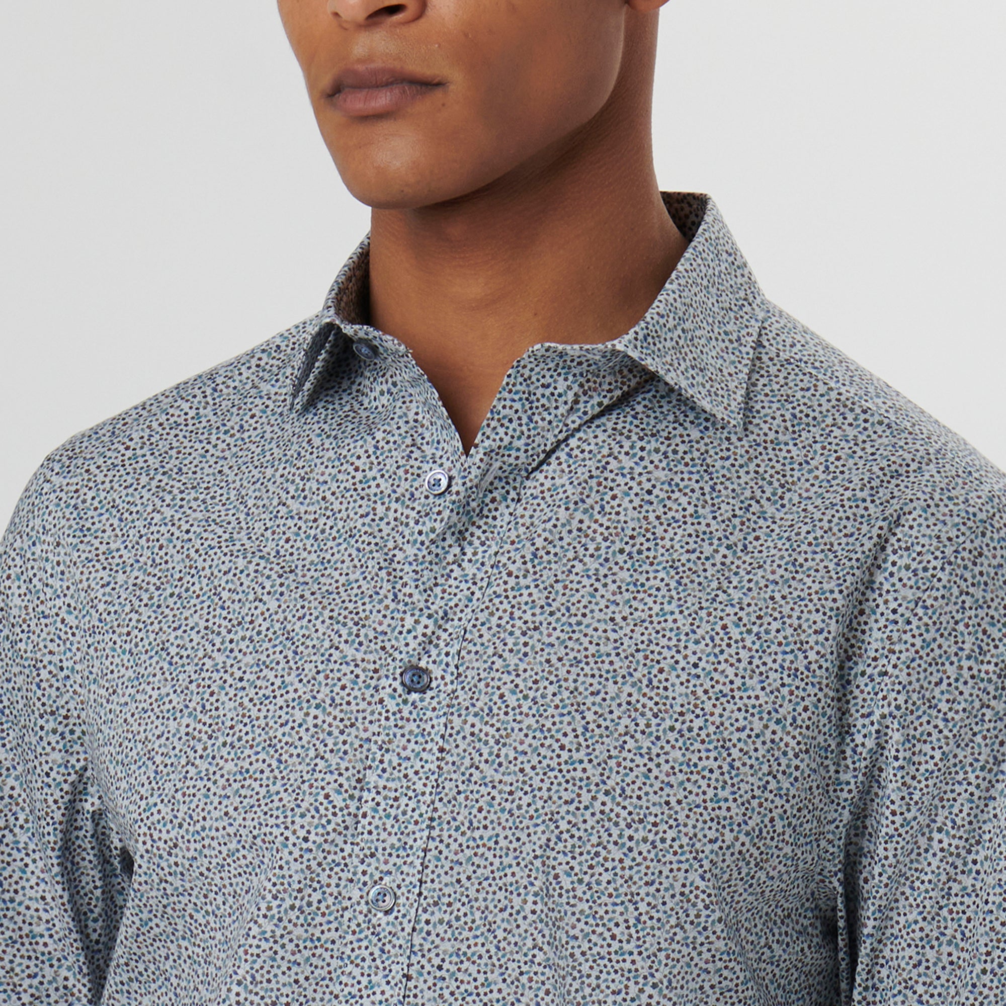 Axel Leaf Print Shirt