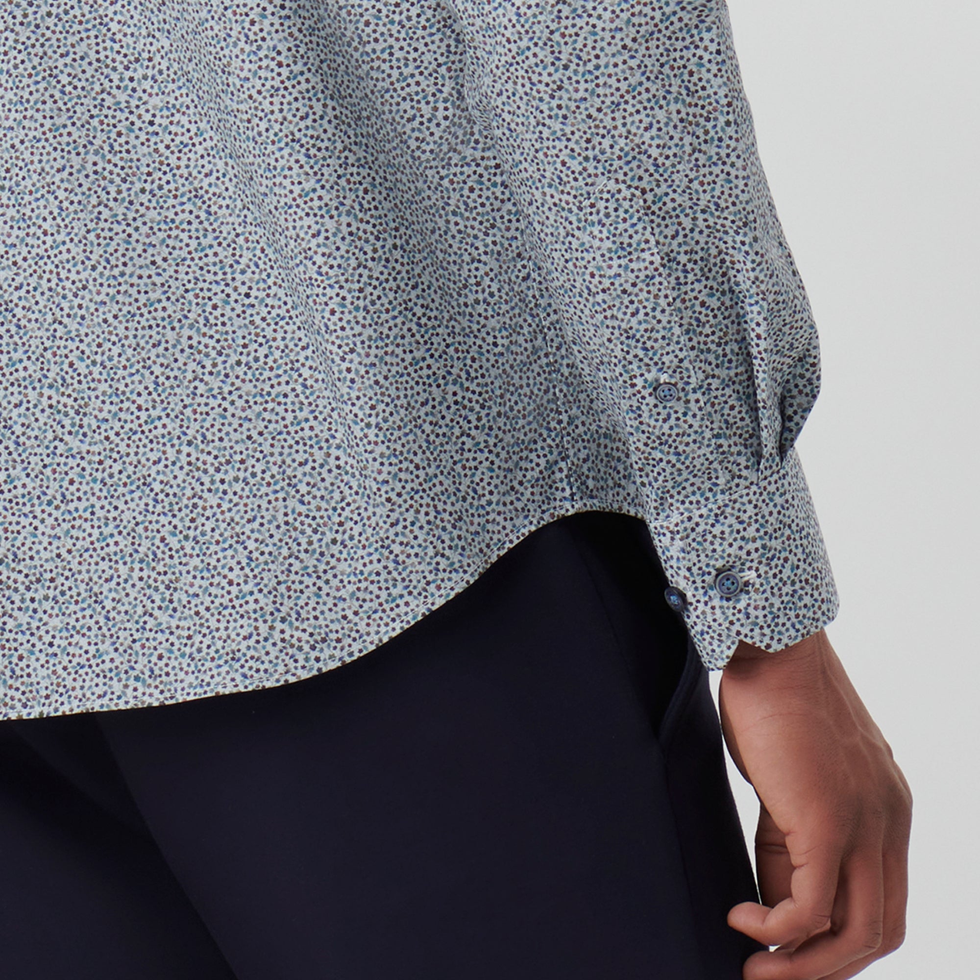 Axel Leaf Print Shirt