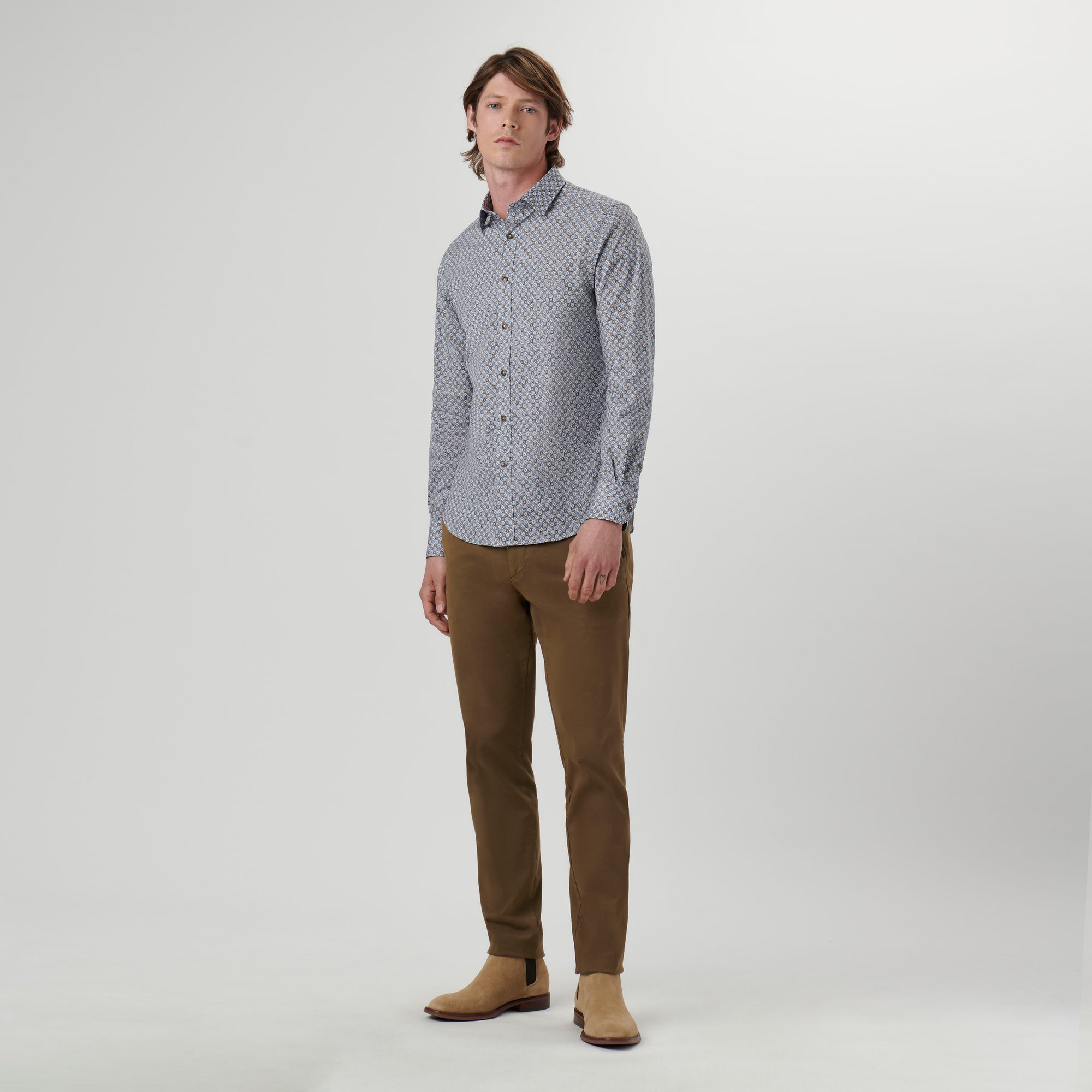 Julian Mosaic Print Shirt