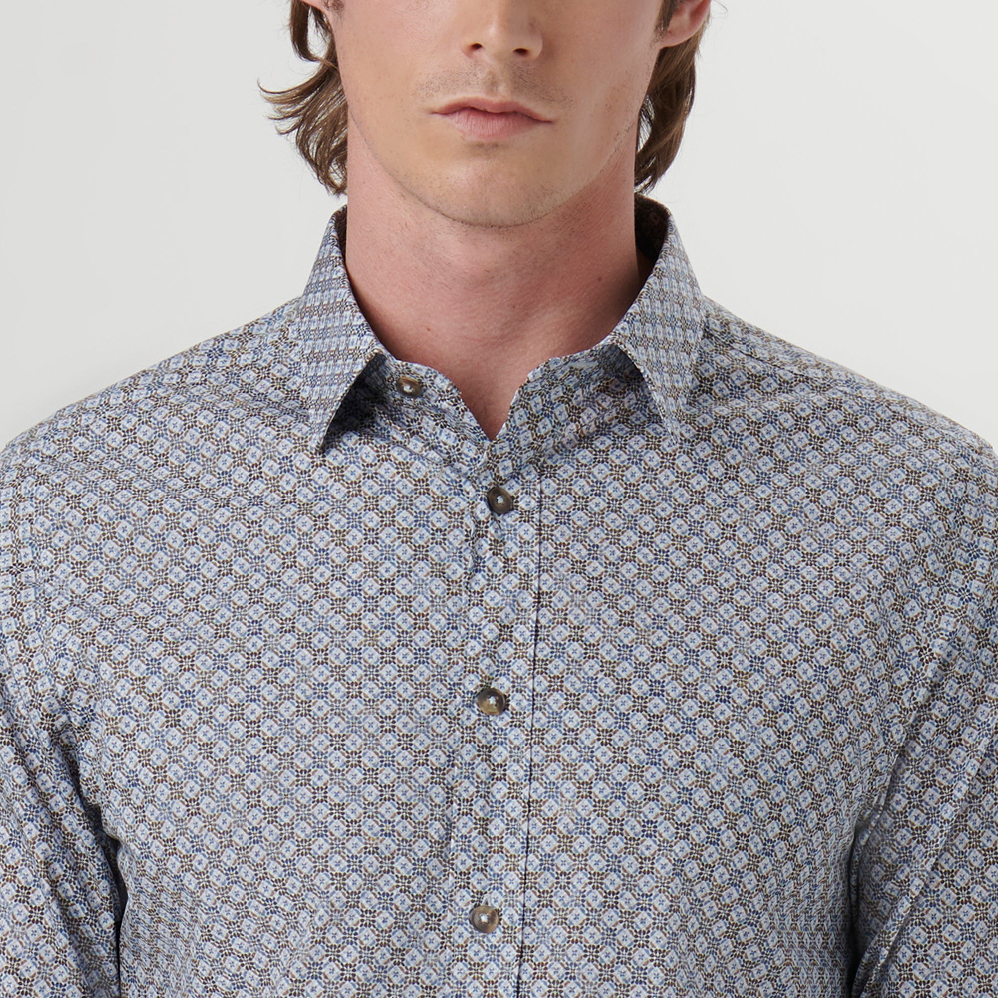Julian Mosaic Print Shirt