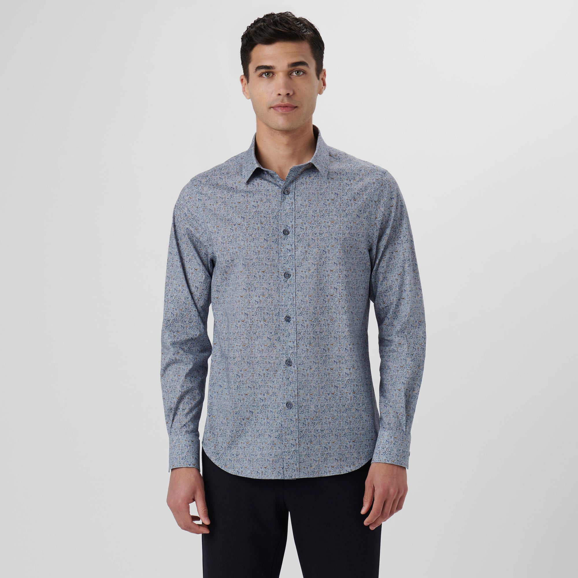 Julian Stone Age Print Shirt