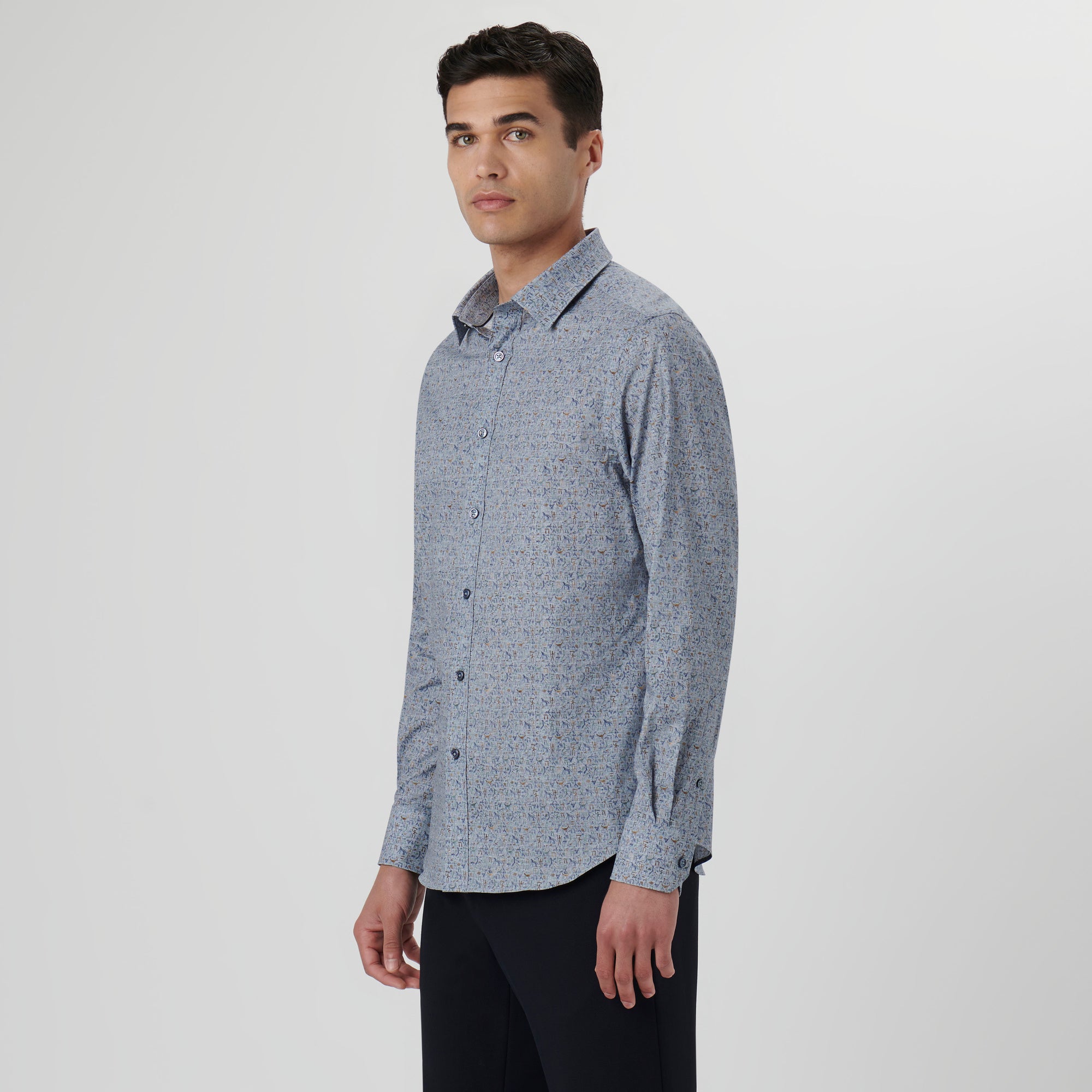 Julian Stone Age Print Shirt