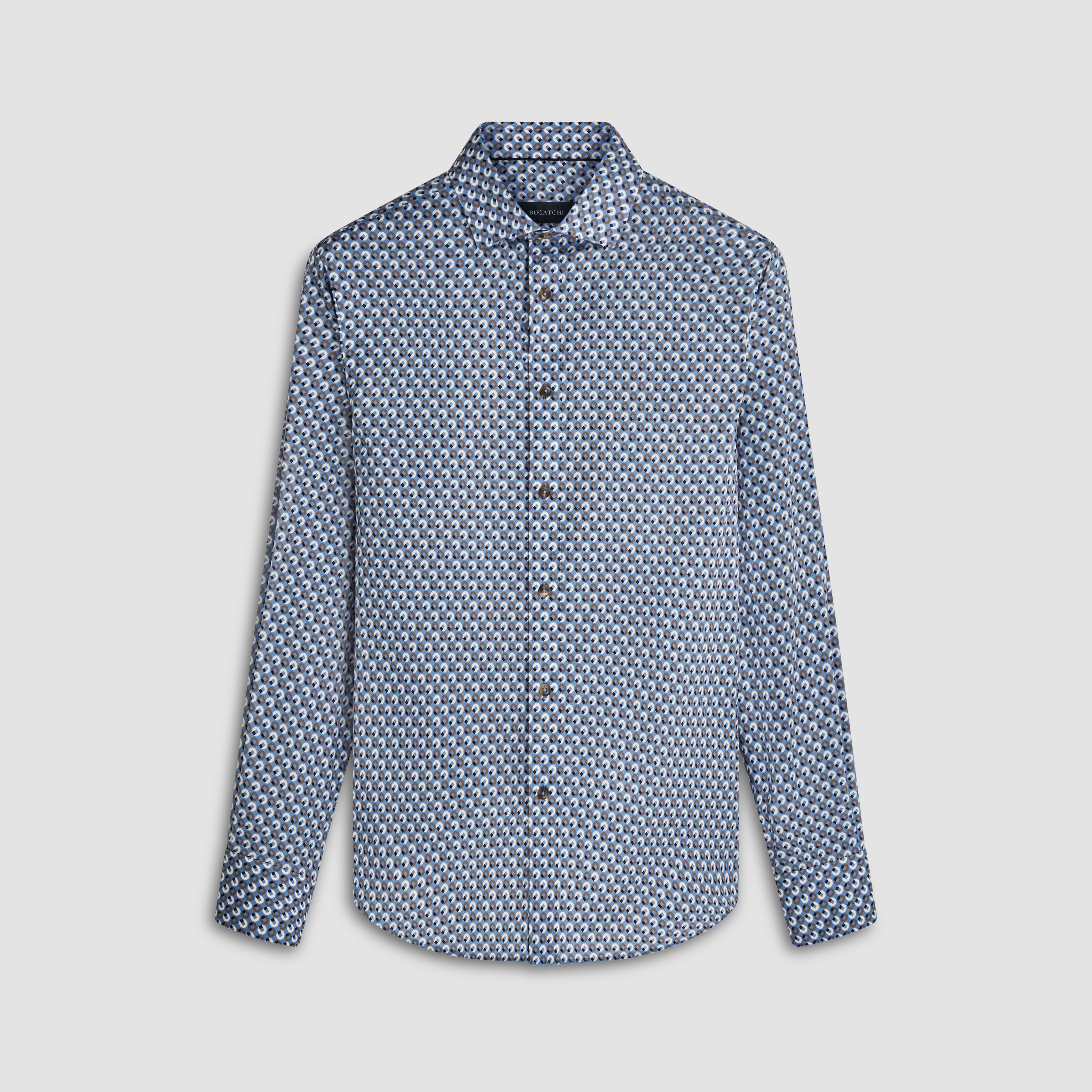Axel Geometric Shirt – BUGATCHI