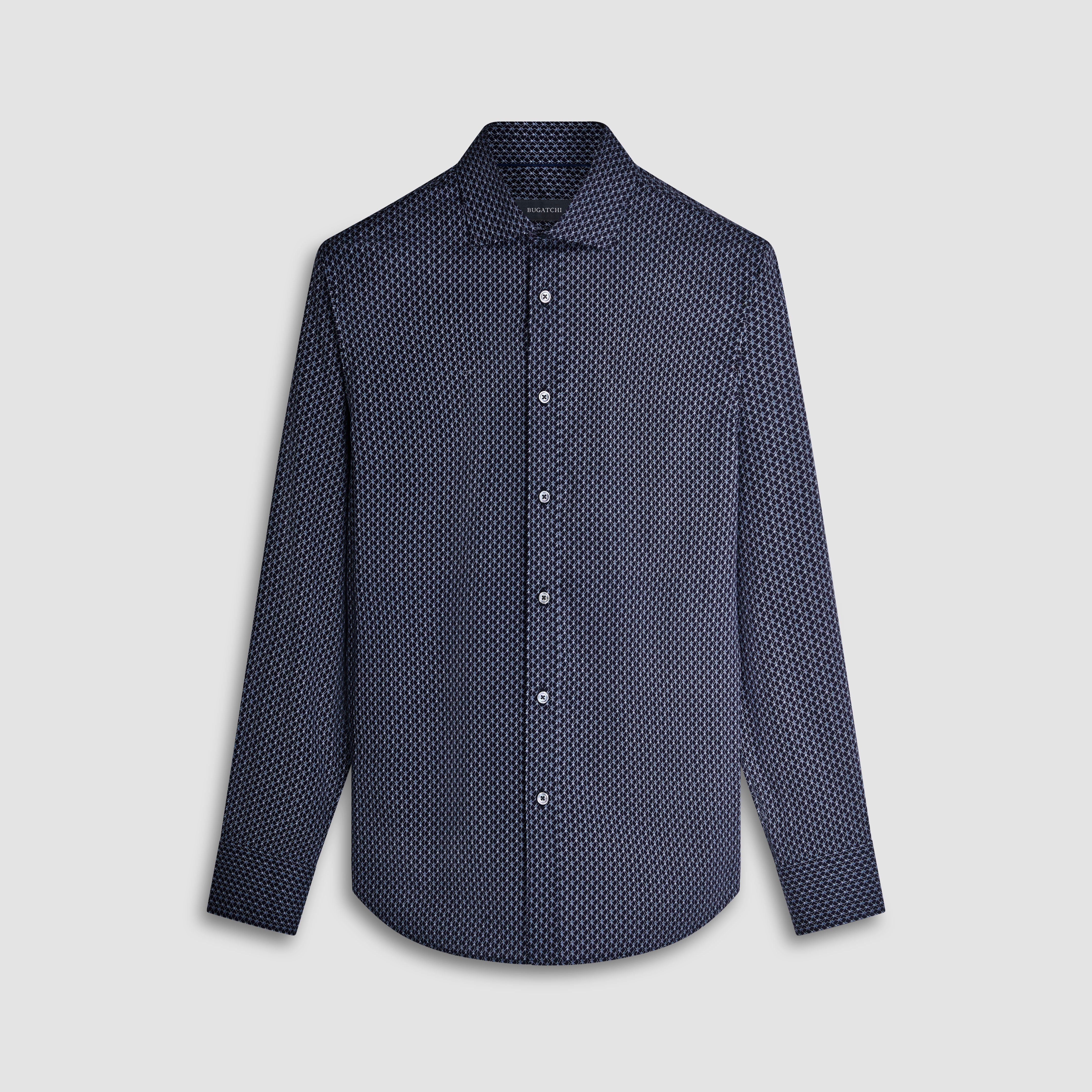 Axel Geometric Shirt – BUGATCHI