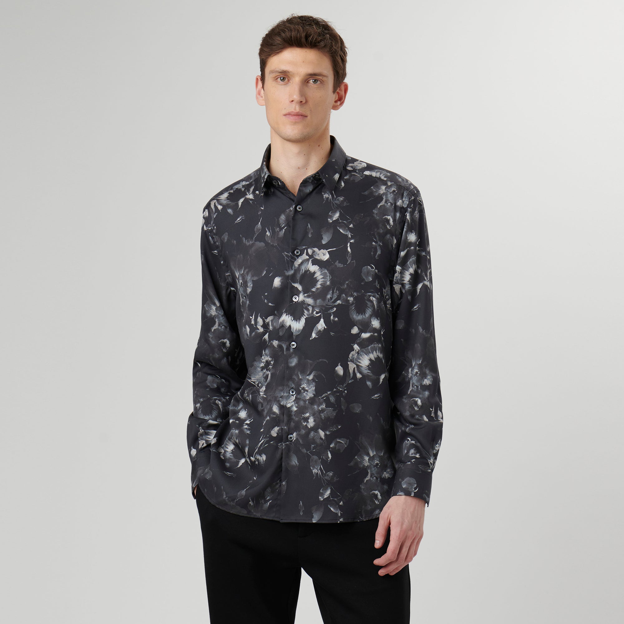 Julian Airbrush Floral Shirt