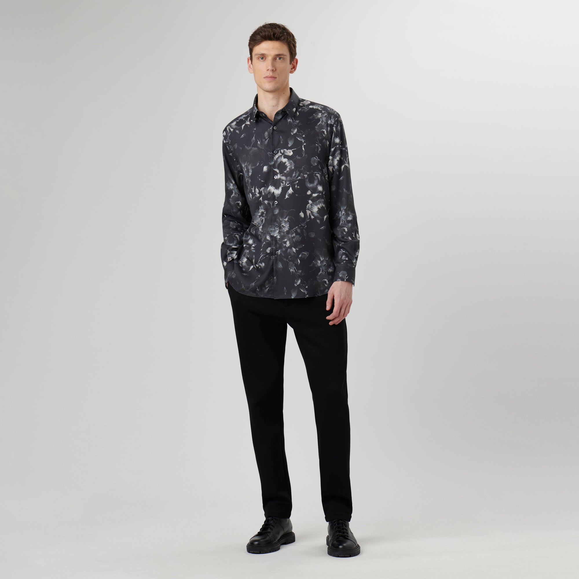 Julian Airbrush Floral Shirt
