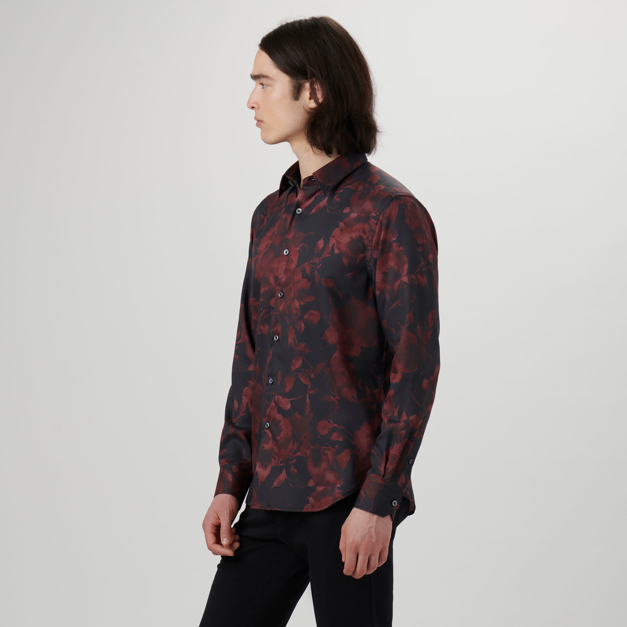 Julian Airbrush Floral Shirt