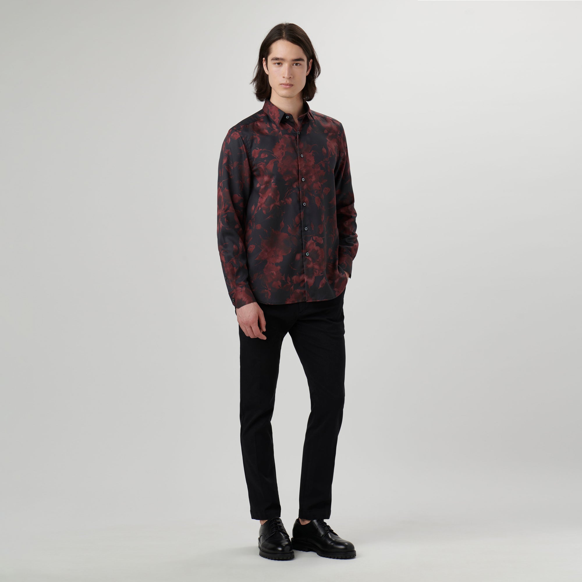 Julian Airbrush Floral Shirt