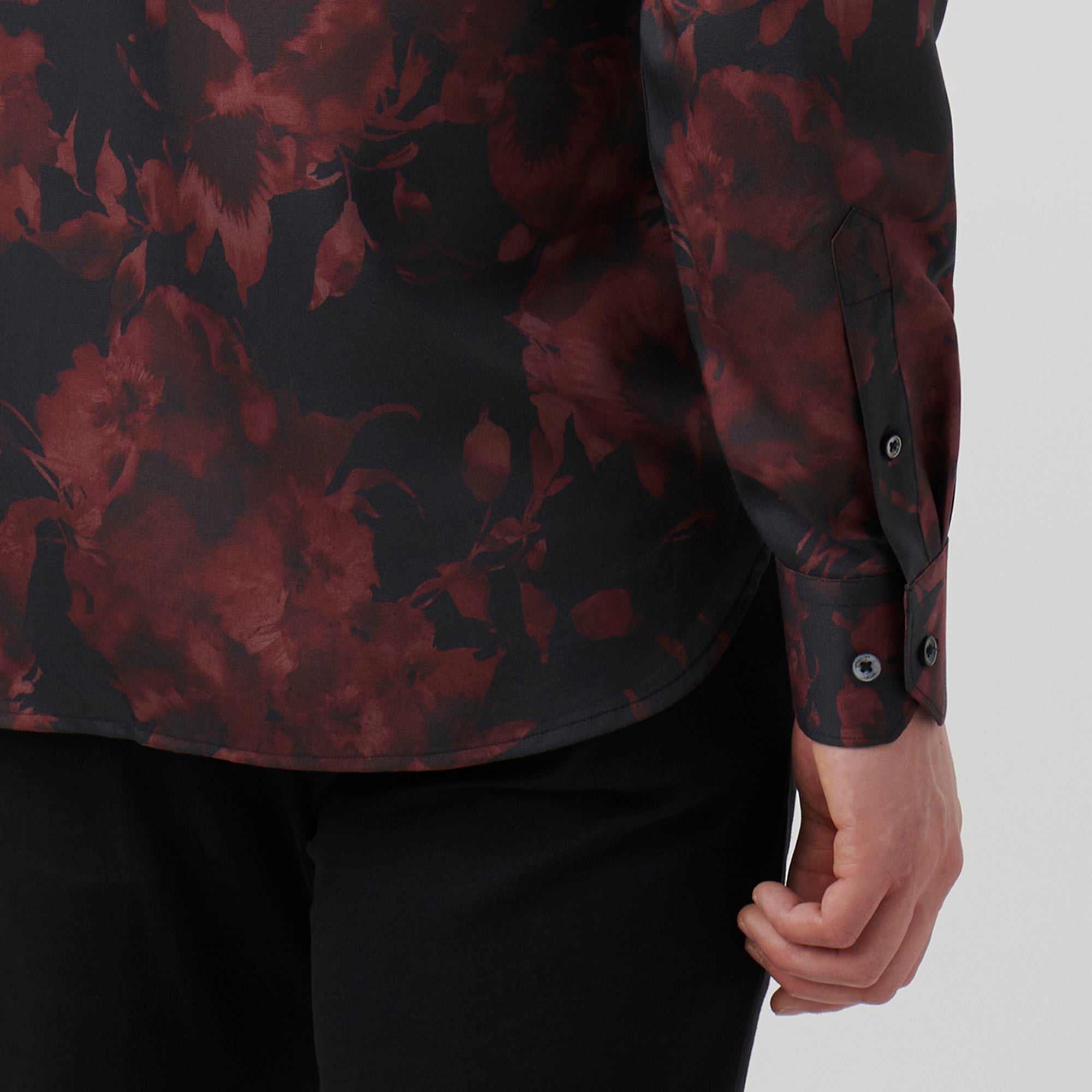 Julian Airbrush Floral Shirt