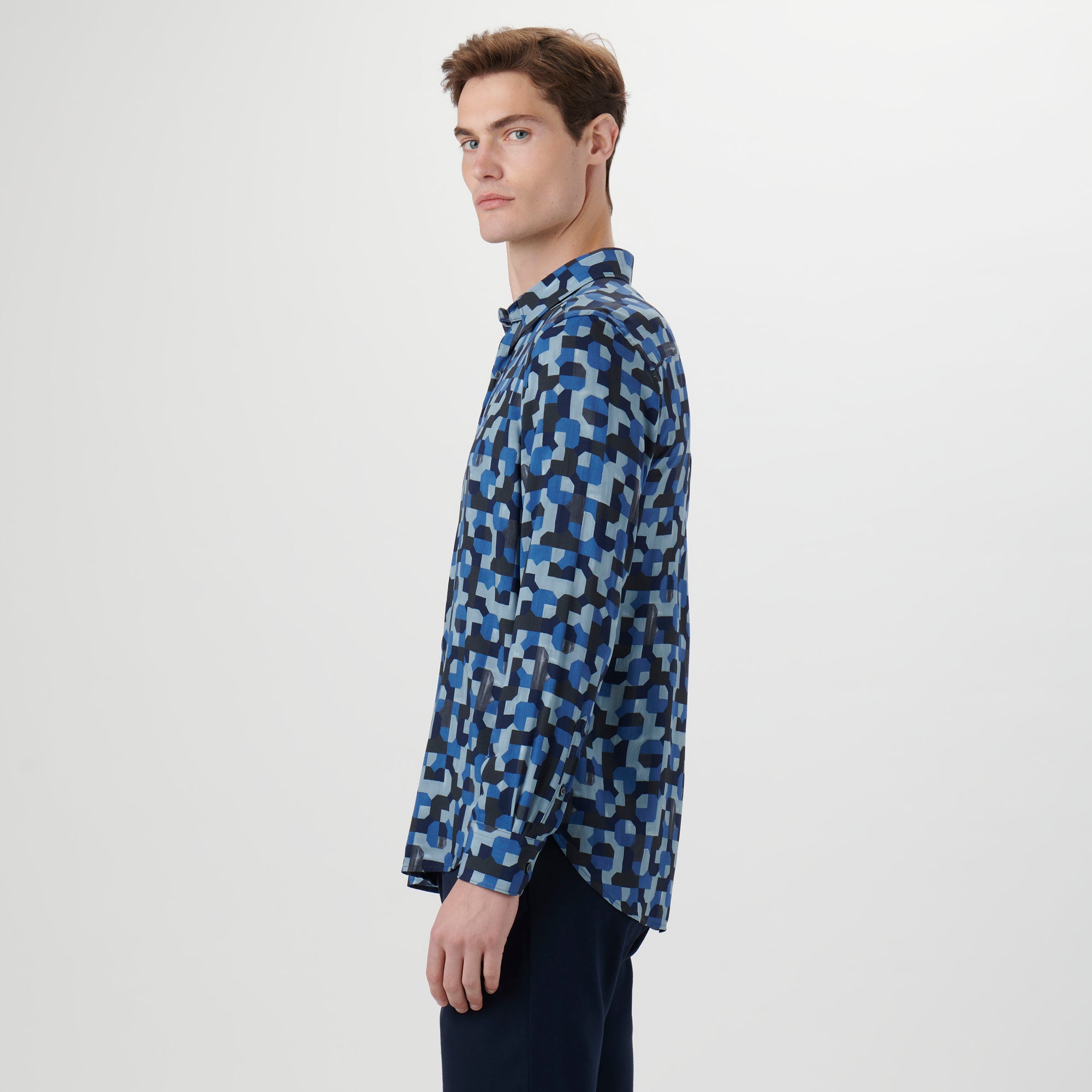 Julian EcoVero Geometric Shirt