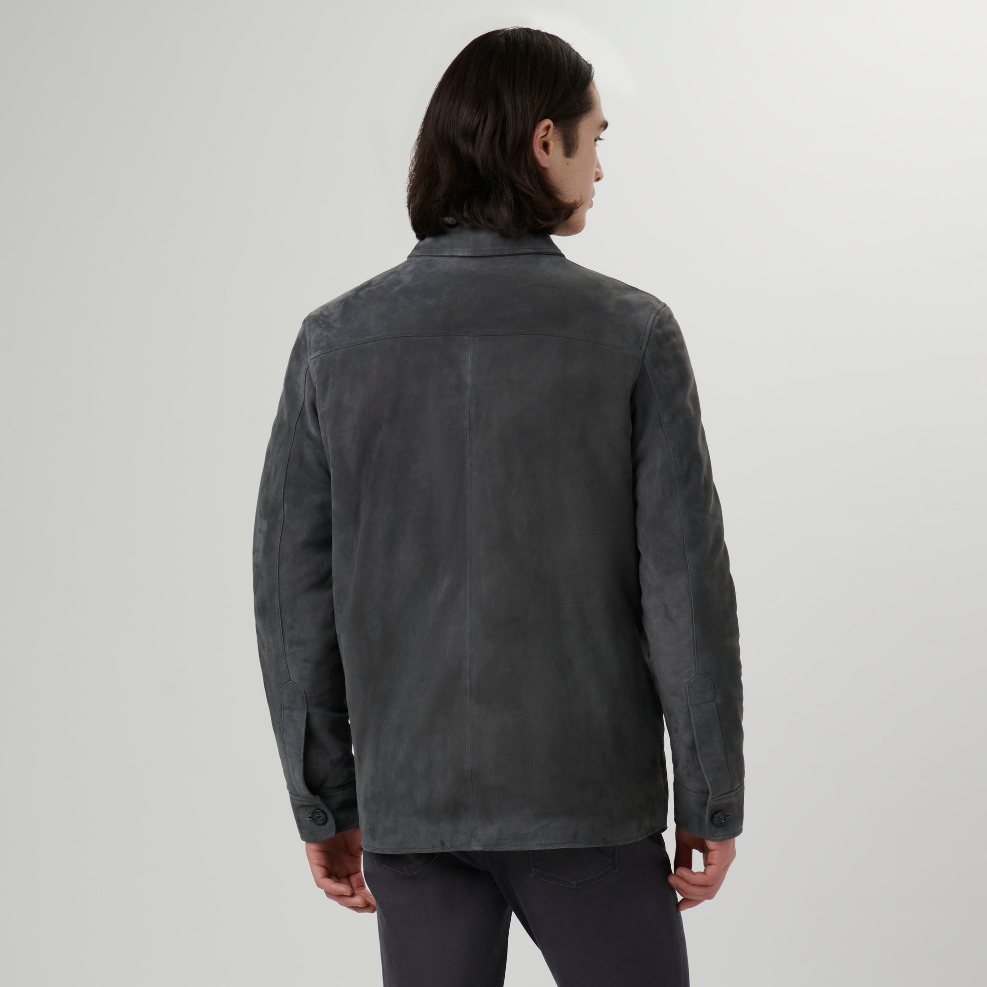 Suede Shirt Jacket