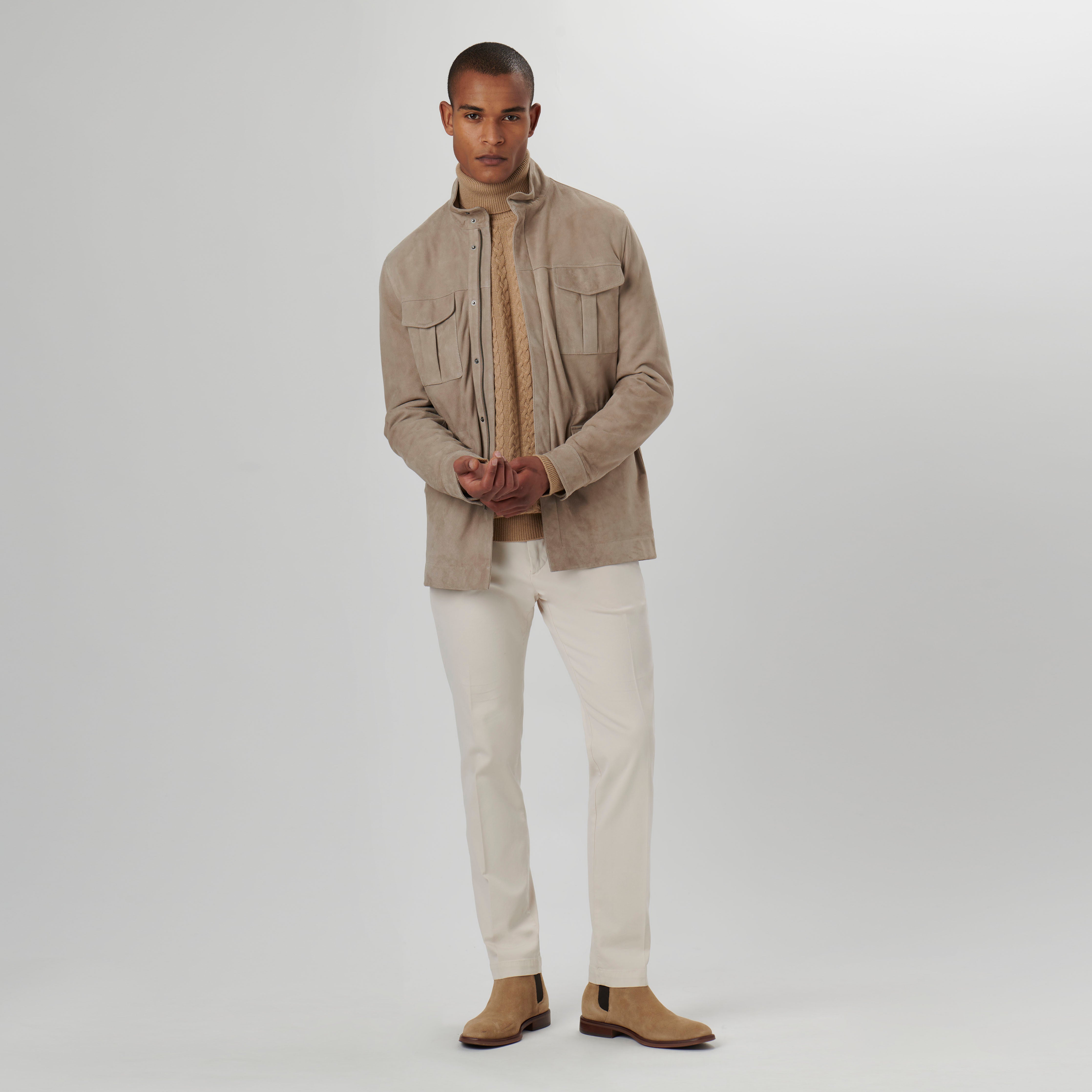 Suede Field Jacket – BUGATCHI