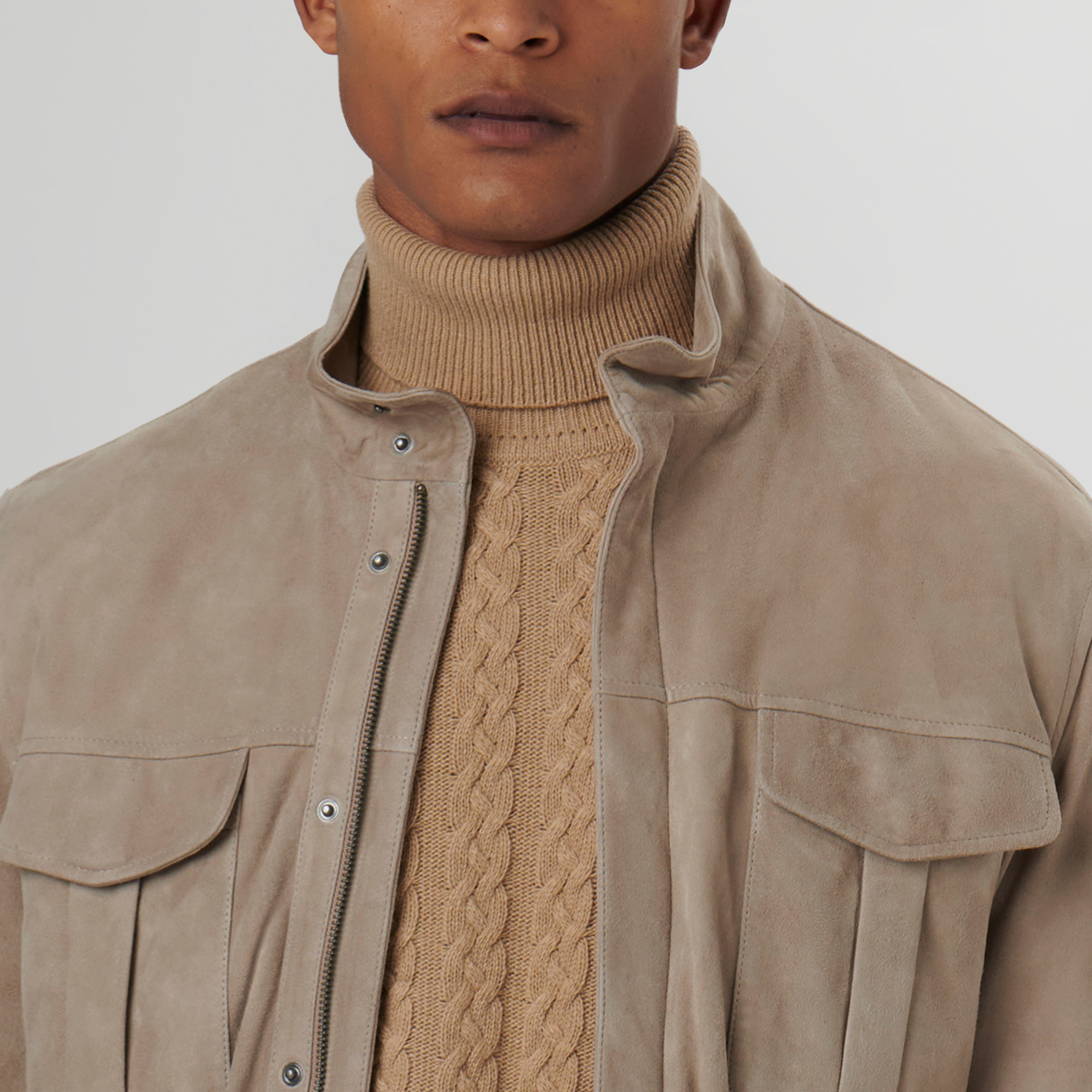 Suede Field Jacket – BUGATCHI