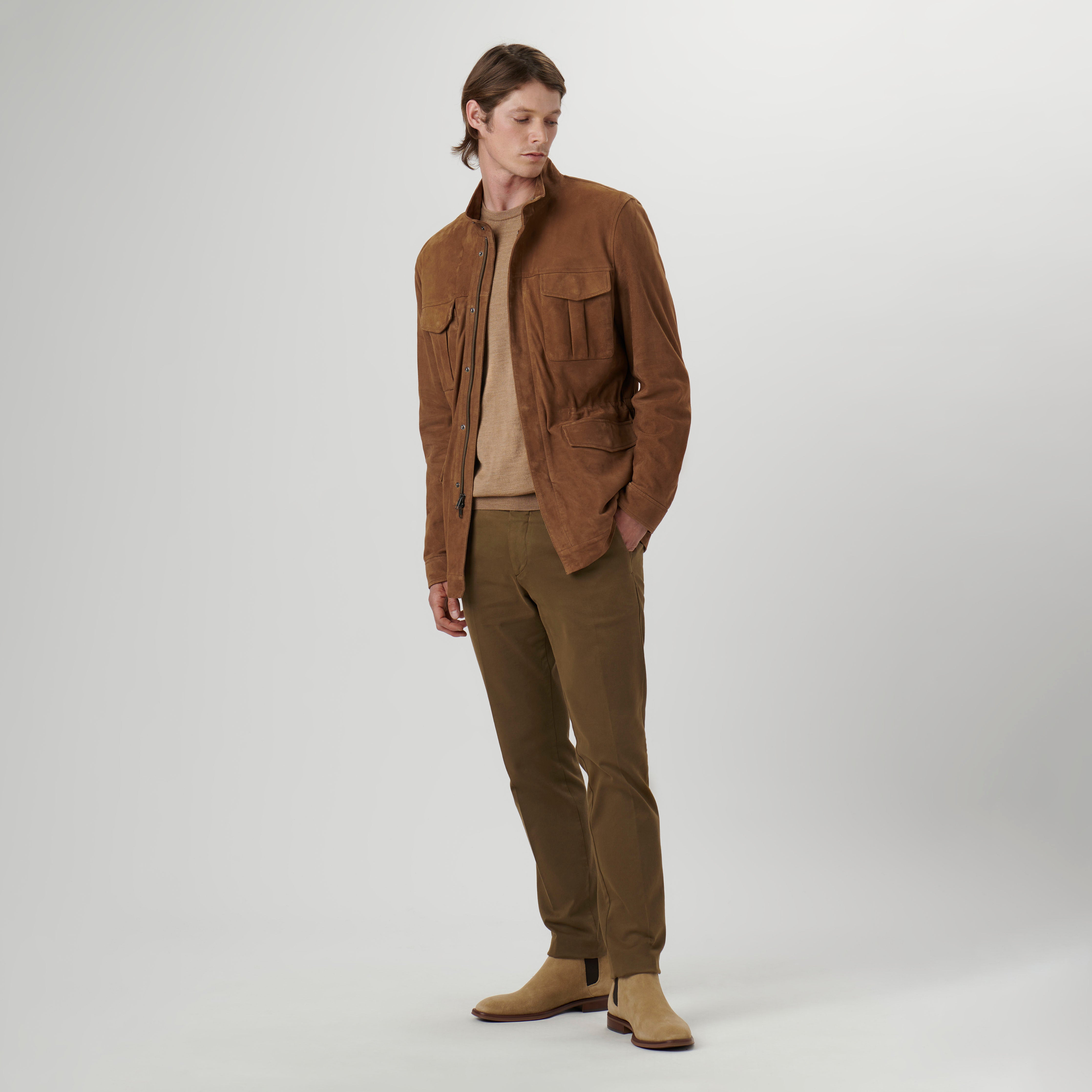 Suede Field Jacket – BUGATCHI