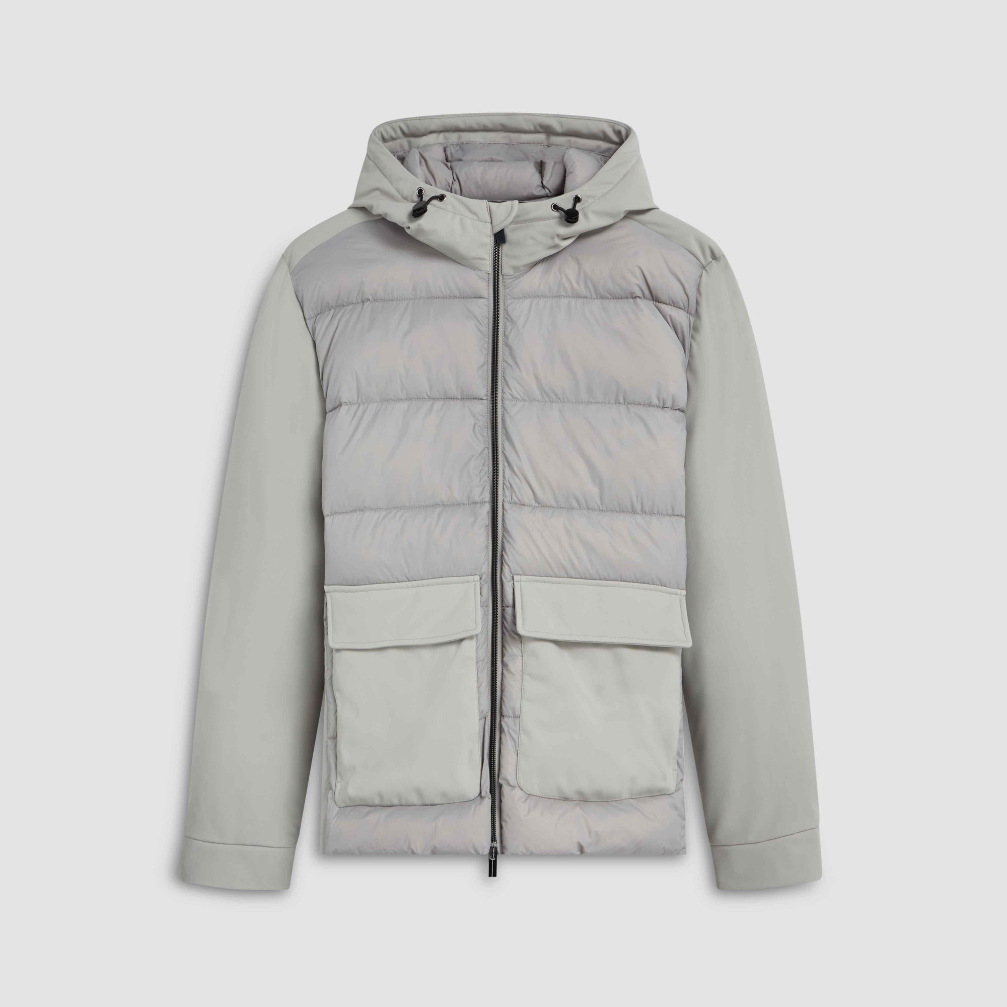 Nylon Puffer Jacket with Hood