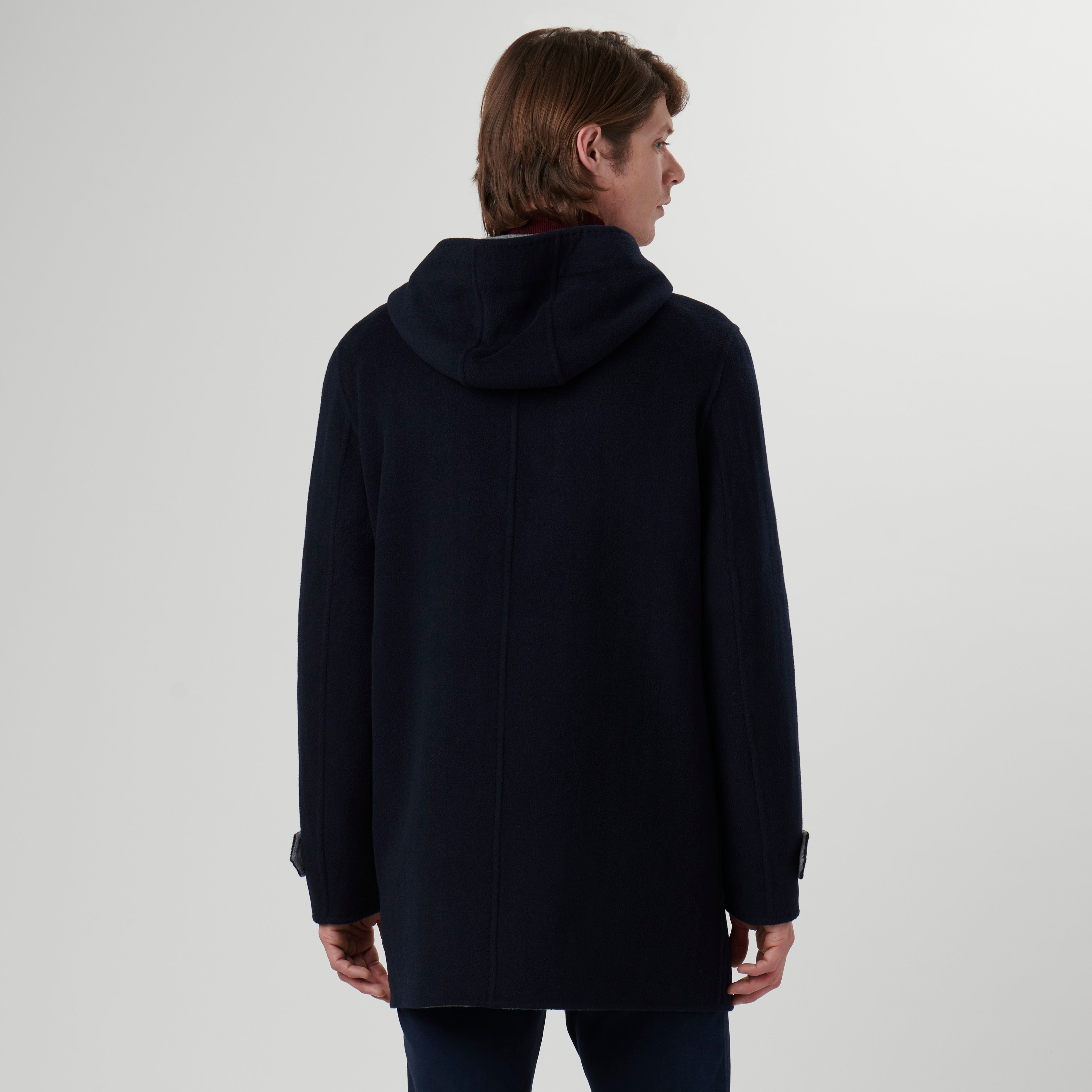 Wool Car Coat with Hood – BUGATCHI
